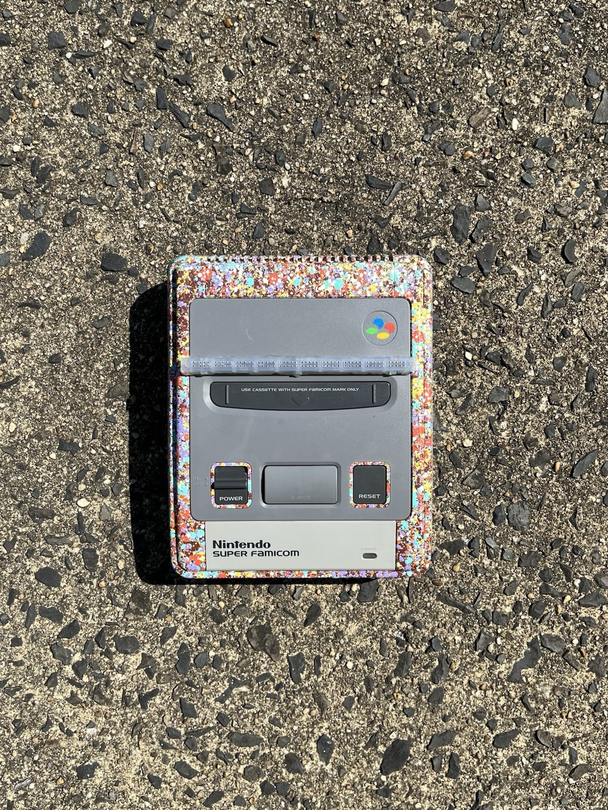 Custom SFC (Circuit Bent) video art glitch console only synth super famicom bend