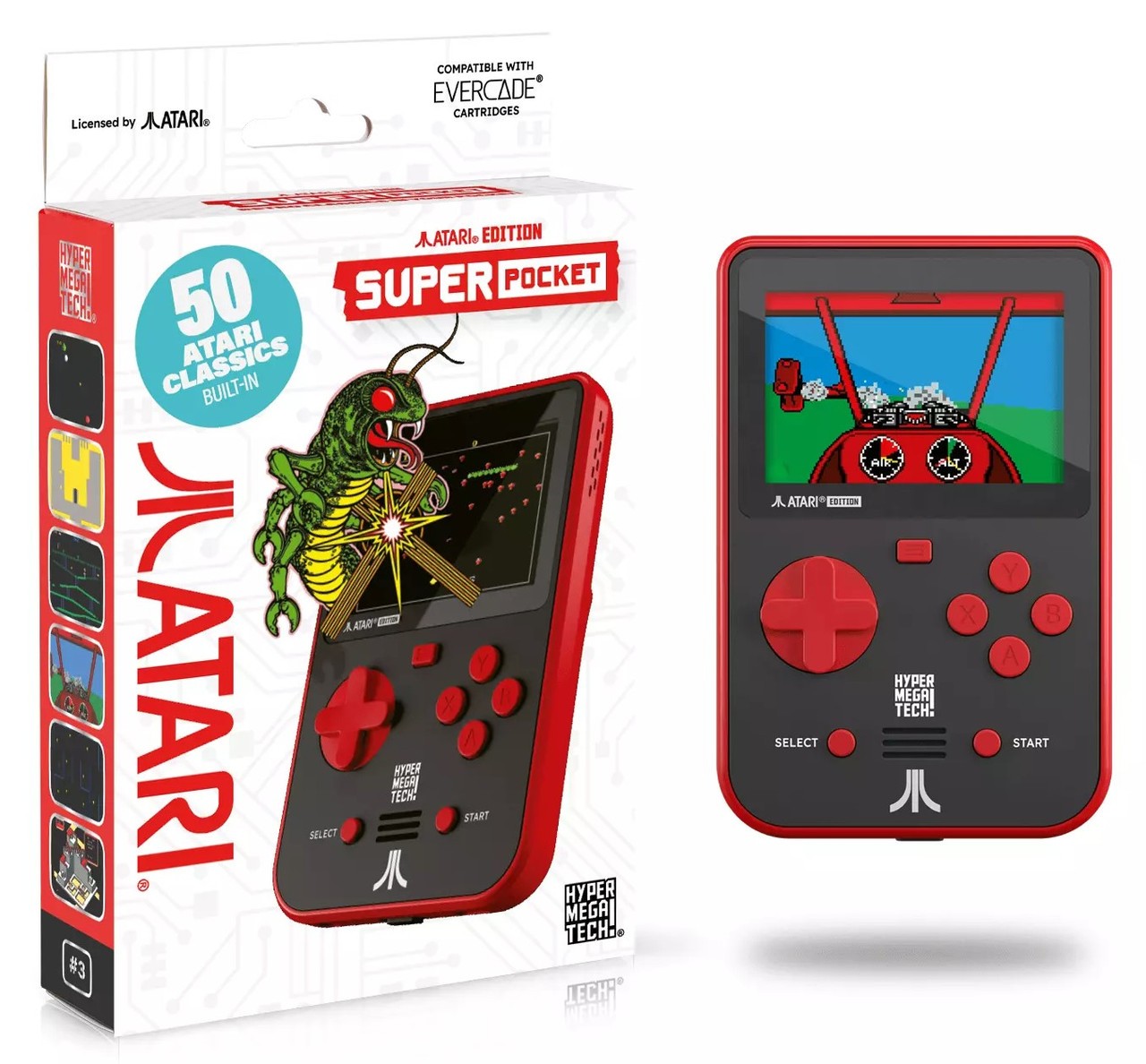 Hyper Mega Tech Atari Super Pocket Handheld Console