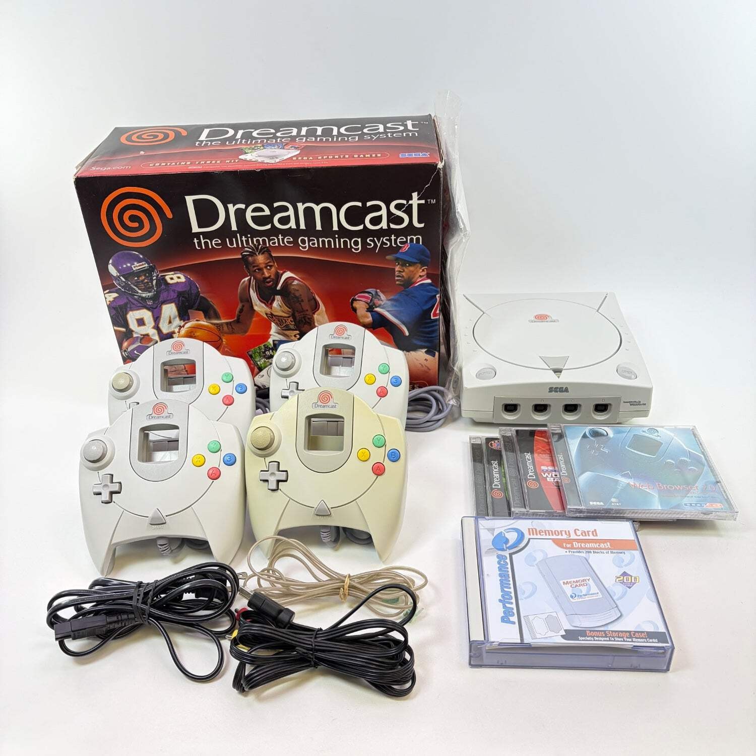 Sega Dreamcast Console Gaming System White