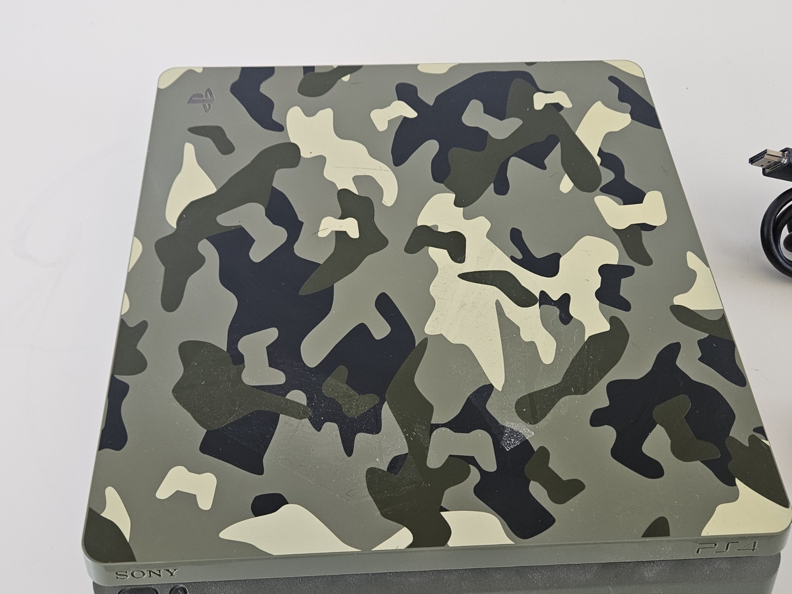 Sony PlayStation 4 Slim 1TB Console Green Camouflage 2115B + POWER CORD + HDMI