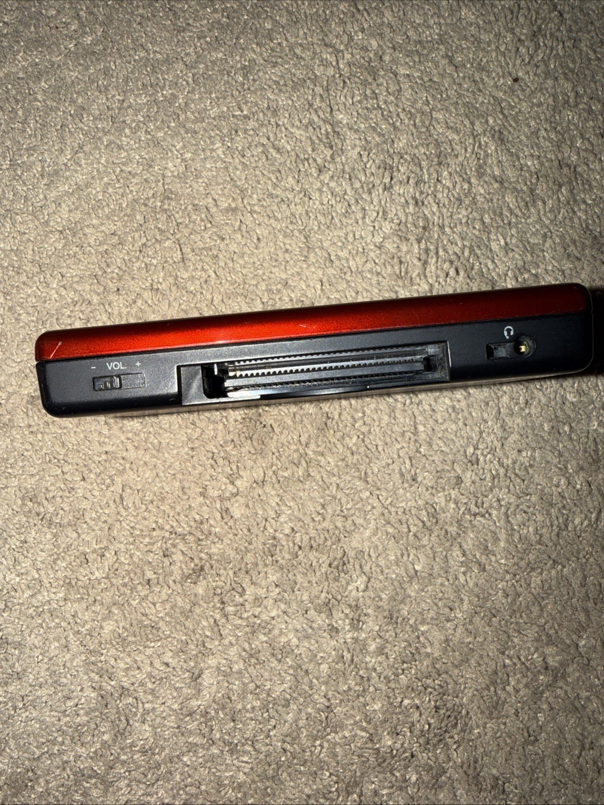 Nintendo DS Lite Crimson Red Tested Working SEE DESCRIPTION