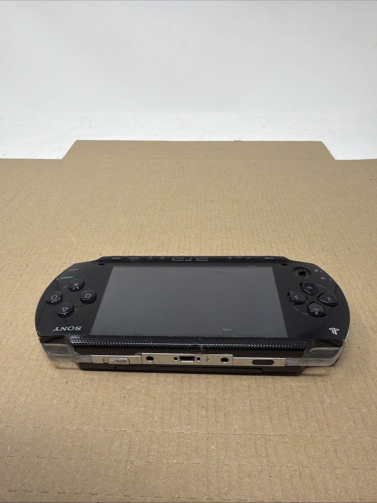 Sony PSP-1001 Black Console Tested Works No UMD Read No Battery Cover