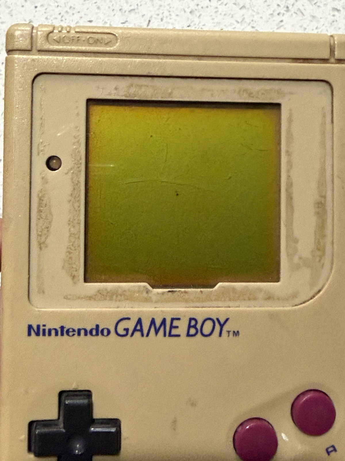 Nintendo Gameboy Original DMG-01 Handheld 1989 PARTS ONLY – Powers On Bad Screen