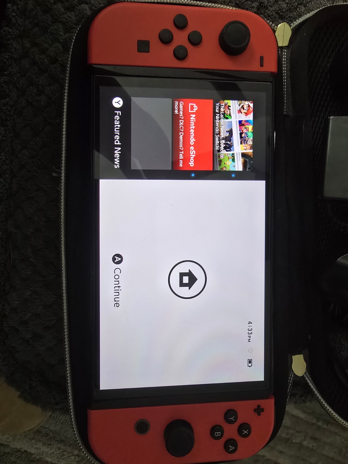 Nintendo Switch (OLED Model) HEG-001 Mario Red Edition 64GB Console