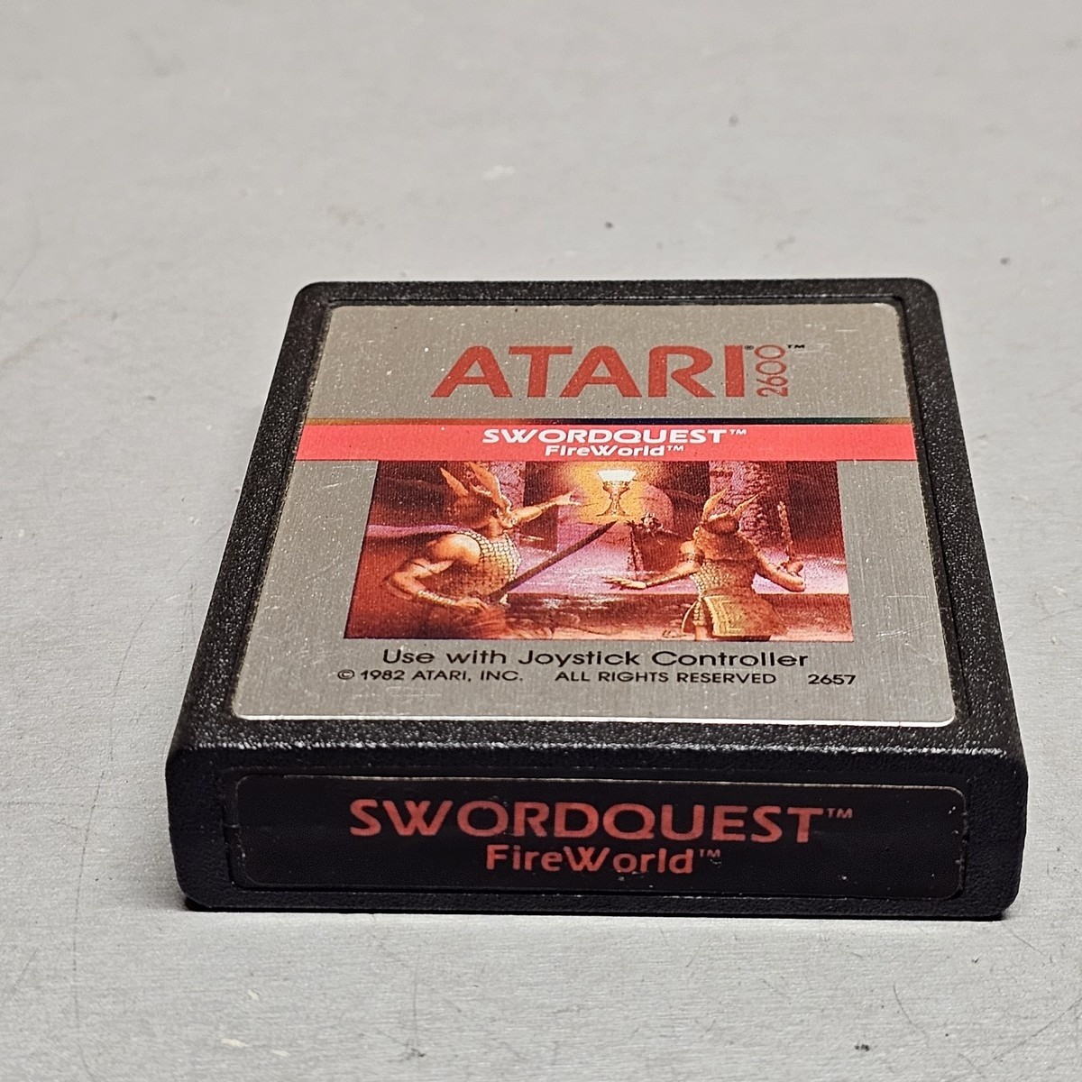 Atari 2600 SwordQuest: FireWorld (1982) Game Cartridge Only