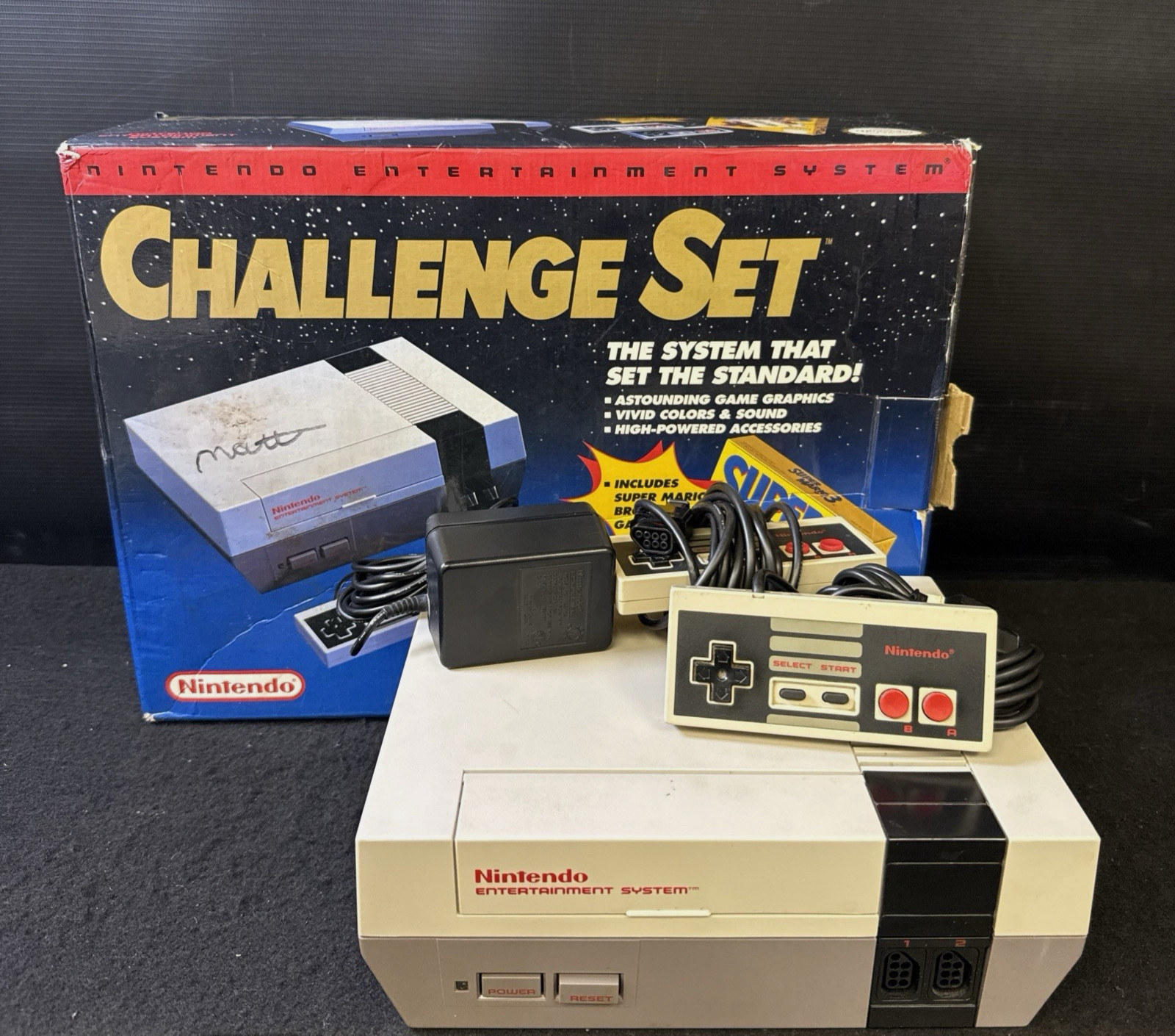 Nintendo NES Challenge Set SUPER Mario 3 Entertainment System NO GAME