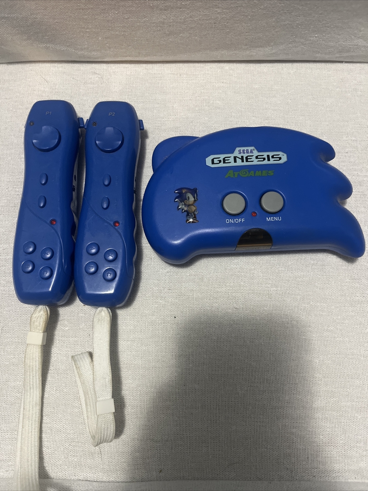 (Unit Only) SEGA GENESIS Dual Remote Arcade Motion Game Console & 2 Remotes