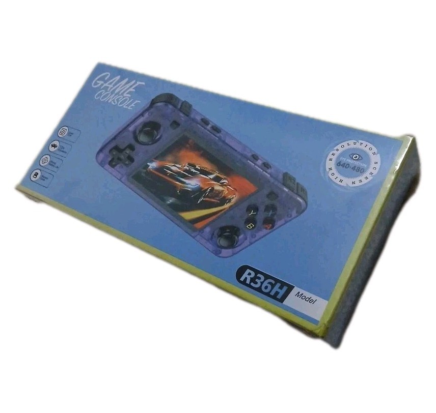 Game Console R36H Retro Handheld Console 3.5″ 64G 15000+ Games New
