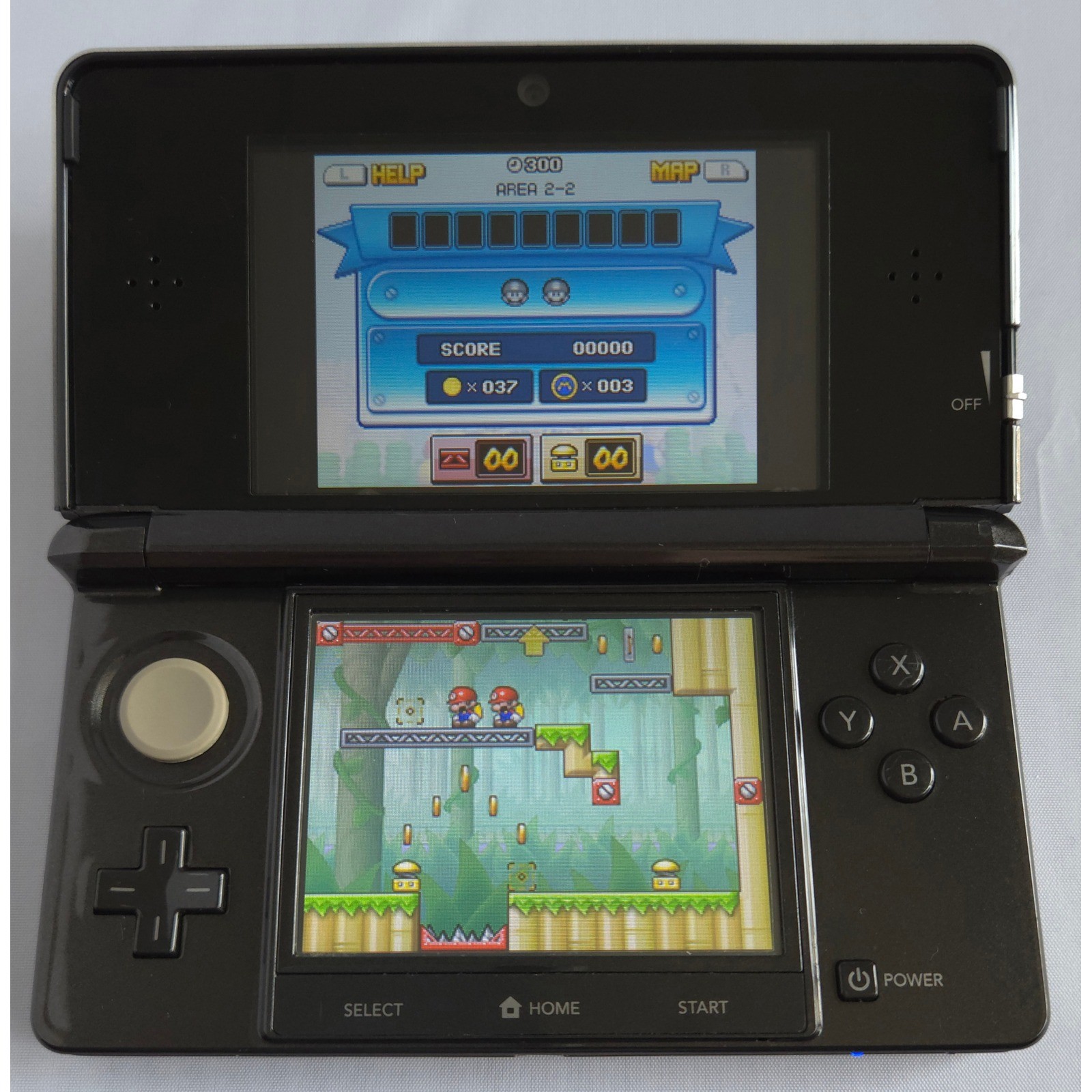 Cosmo Black Nintendo 3DS Bundle – Charger, Stylus, 32GB SD – Tested + Cleaned