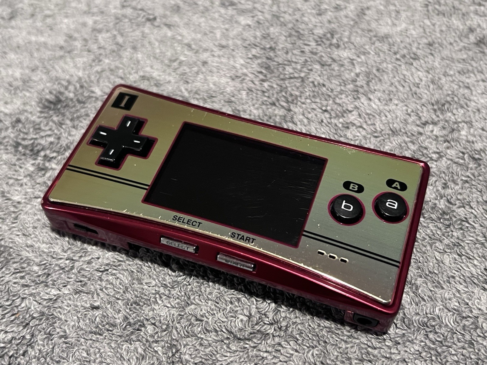 Nintendo Game Boy Micro 20th Anniversary Edition OEM Charger + Faceplate Tested