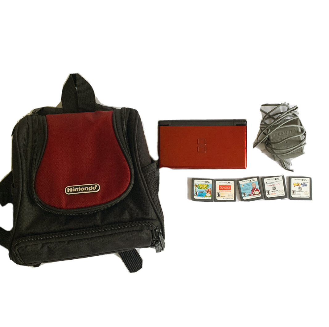 Nintendo DS Lite Crimson Handheld System – Red/Black
