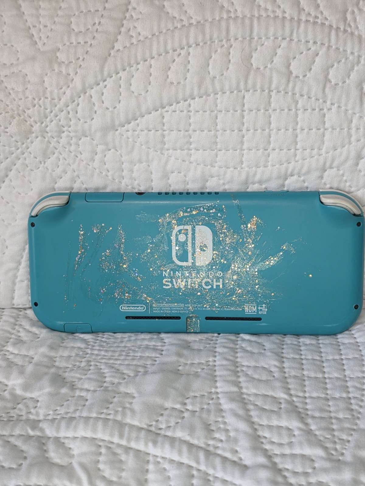 Nintendo Switch Lite Console Turquoise Tested/Working Factory Reset! No Charger