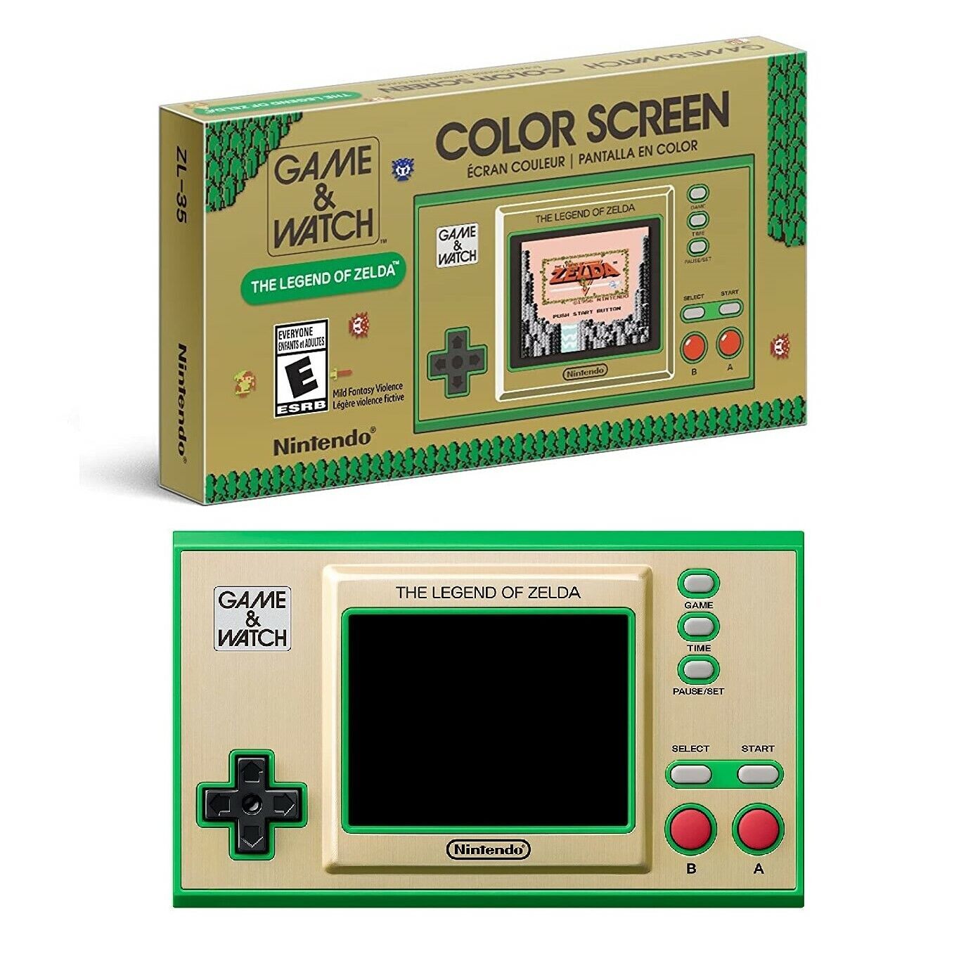 Nintendo Game and Watch: The Legend of Zelda Handheld Game System – New Sealed