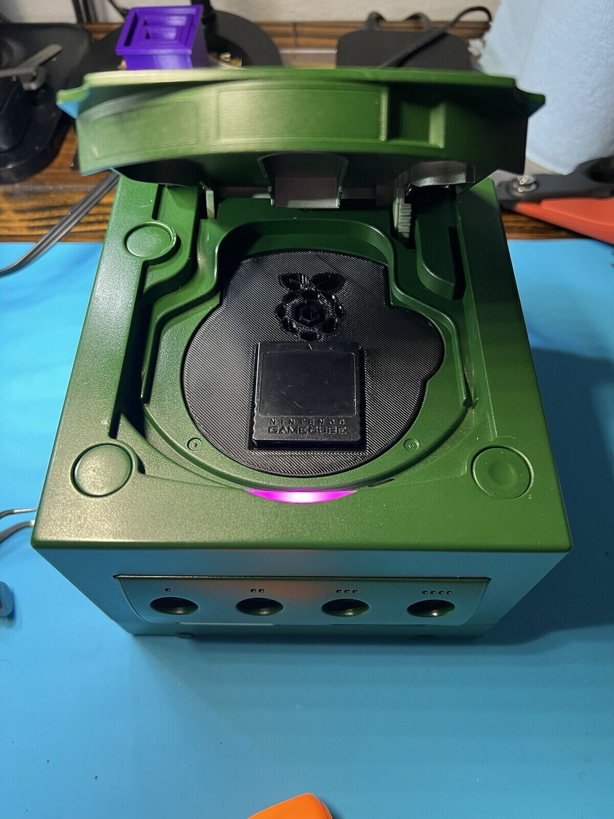 Nintendo GameCube Bundle AUTHENTIC, INTERNAL HDMI CONVERSION, LED, CUSTOM