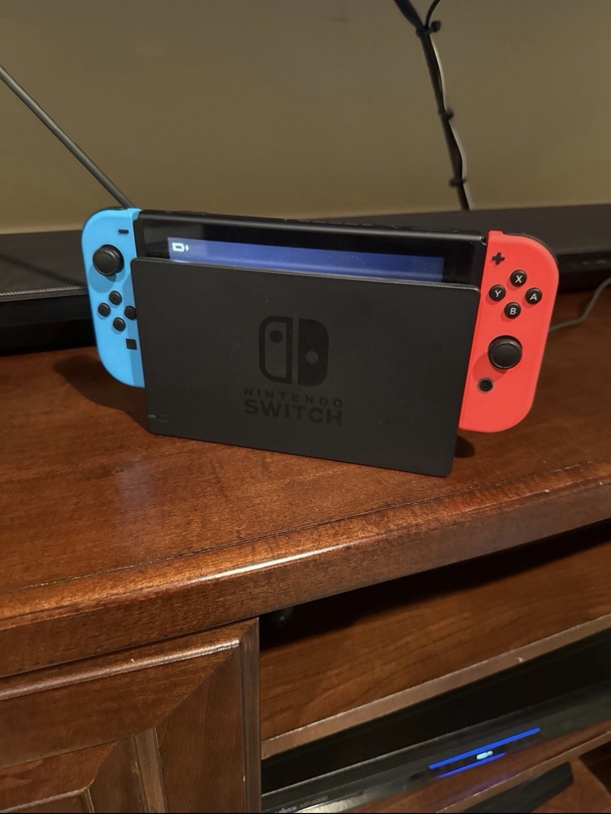 Nintendo Switch Console Neon Blue and Red Joy-Con Wi-Fi Capability