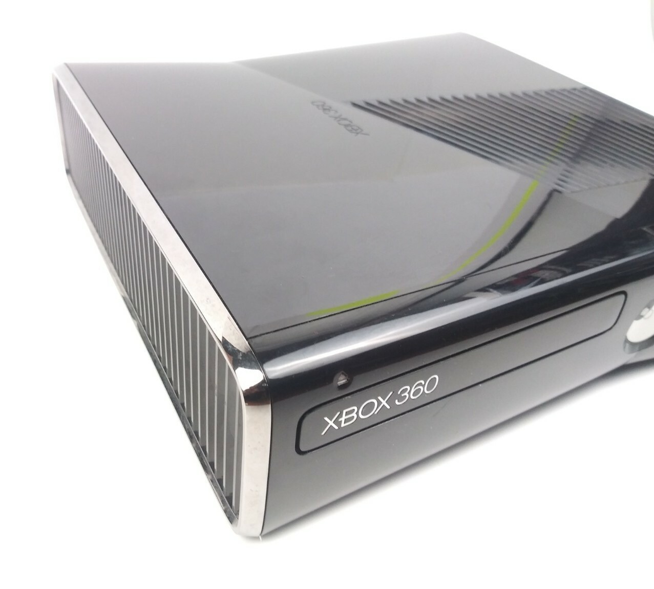 Microsoft Xbox 360 Slim Console 250 GB Black w/ Wireless Controller Lot – Tested