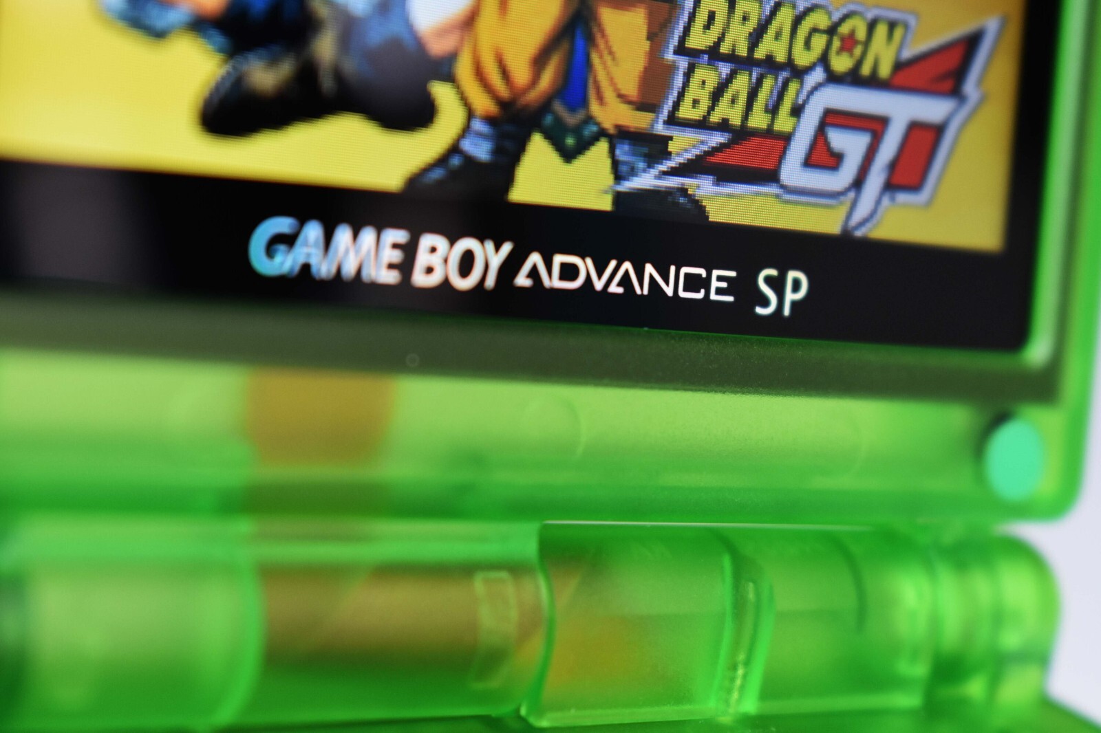 Backlit IPS LCD GBAsp Mod Nintendo Gameboy Advance SP Clear Green
