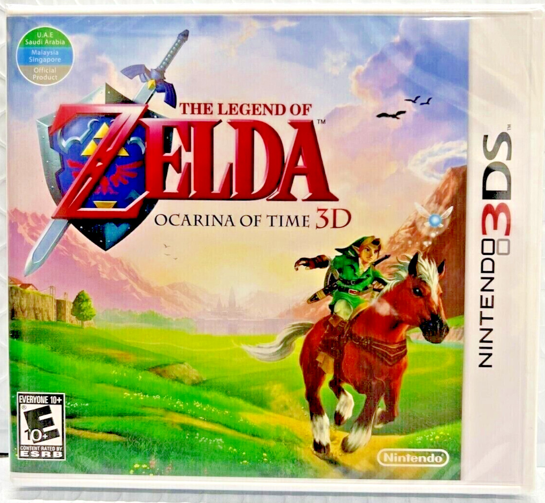 The Legend of Zelda: Ocarina of Time 3D & Majora’s Mask 3D 3DS Brand New Bundle