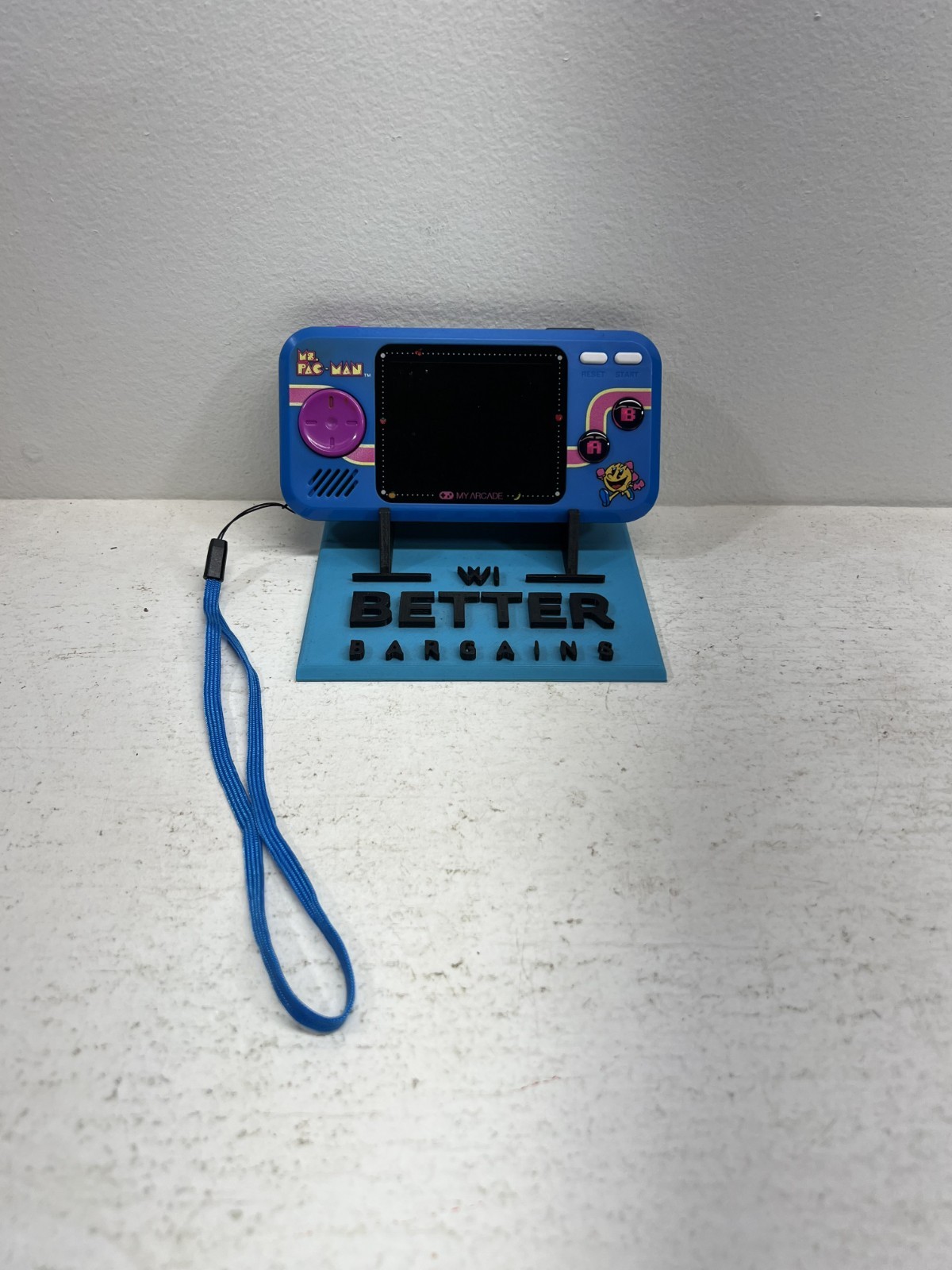 My Arcade Handheld Pocket Player Portable 3 Games Ms. Pac-Man Sky Kid Mappy Gift