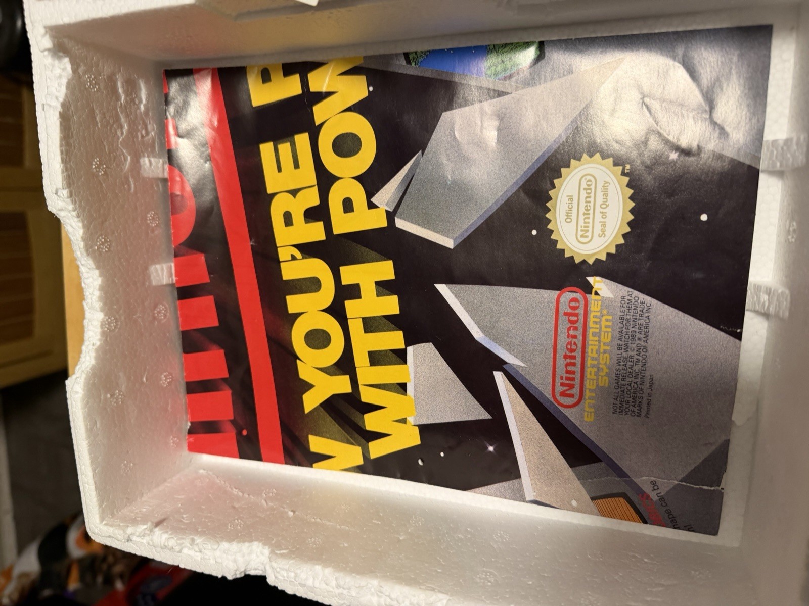 Vintage Nintendo NES Action Set Console Complete in Box (CIB)