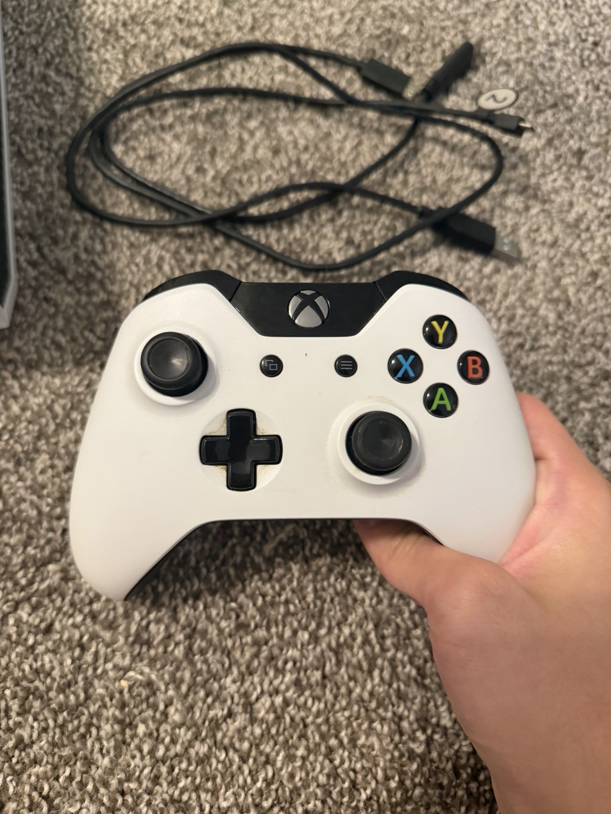 Microsoft Xbox One Home Console White 1540 Controller 1 TB External Hard Drive