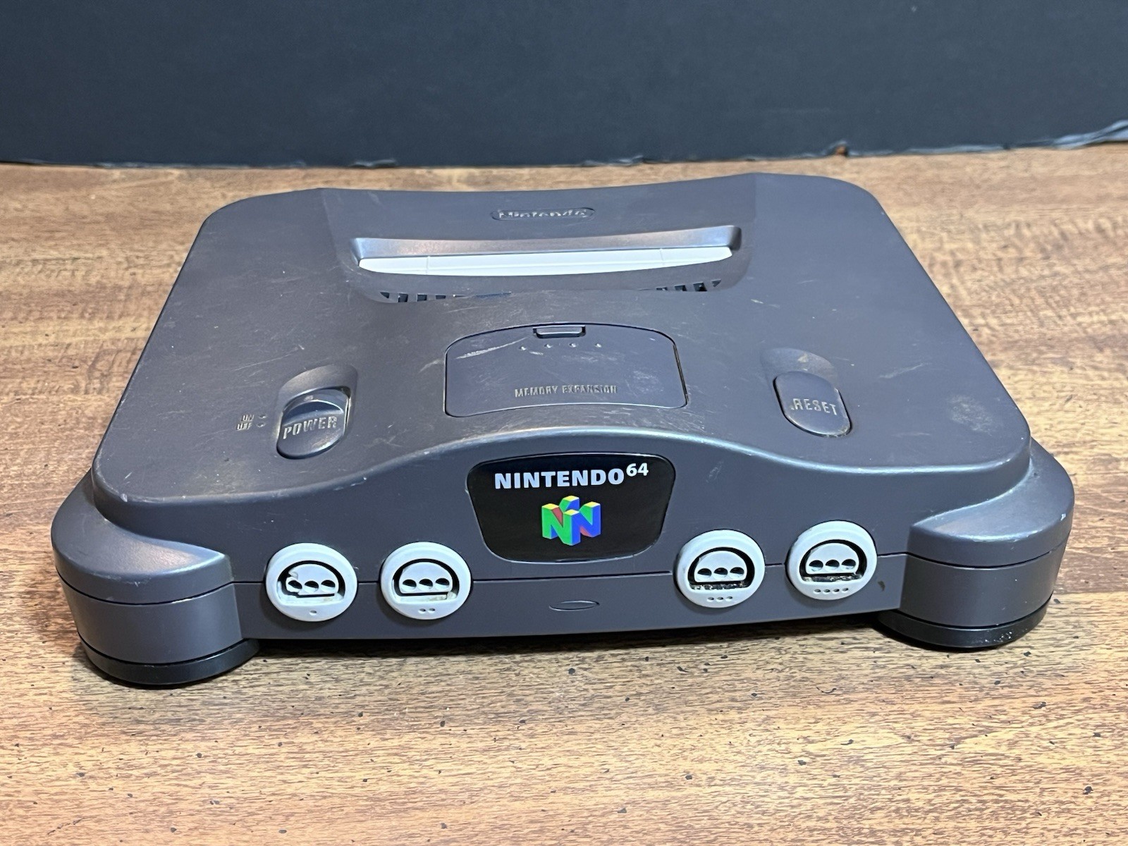 Nintendo N64 Console NUS-001 w/2 Controllers Power Cord A/V Cable TESTED WORKS
