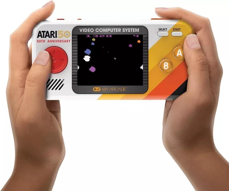 My Arcade Atari Pocket Player Pro Game System, Play 100 Video Games on the Go