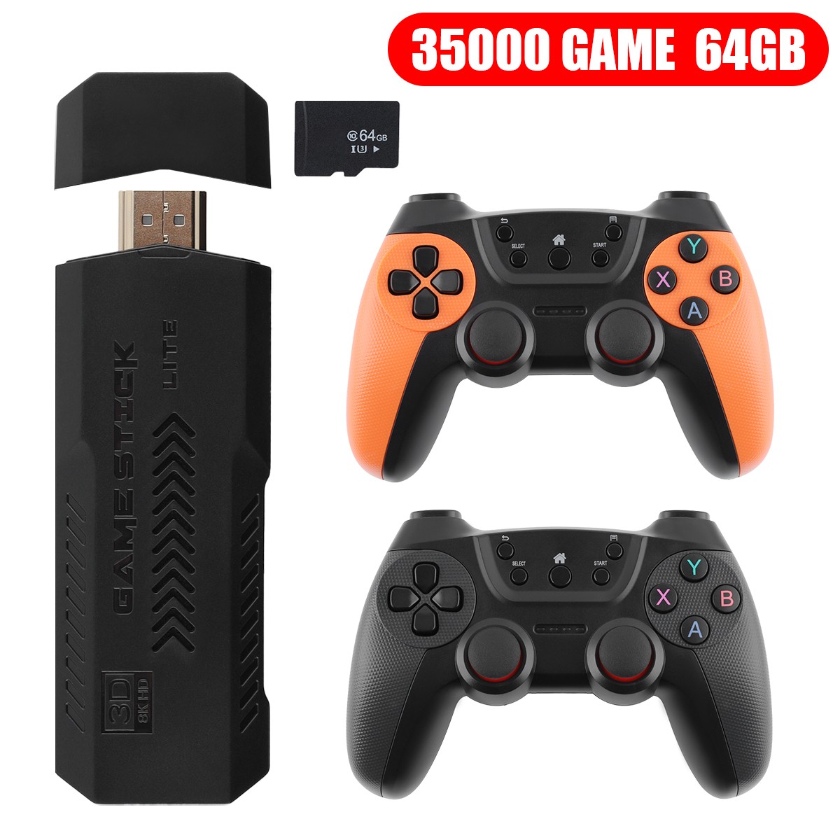 X2 Pro 4K Game Console 50+ Emulators 35,000 Games 256GB 2 Wireless Controllers