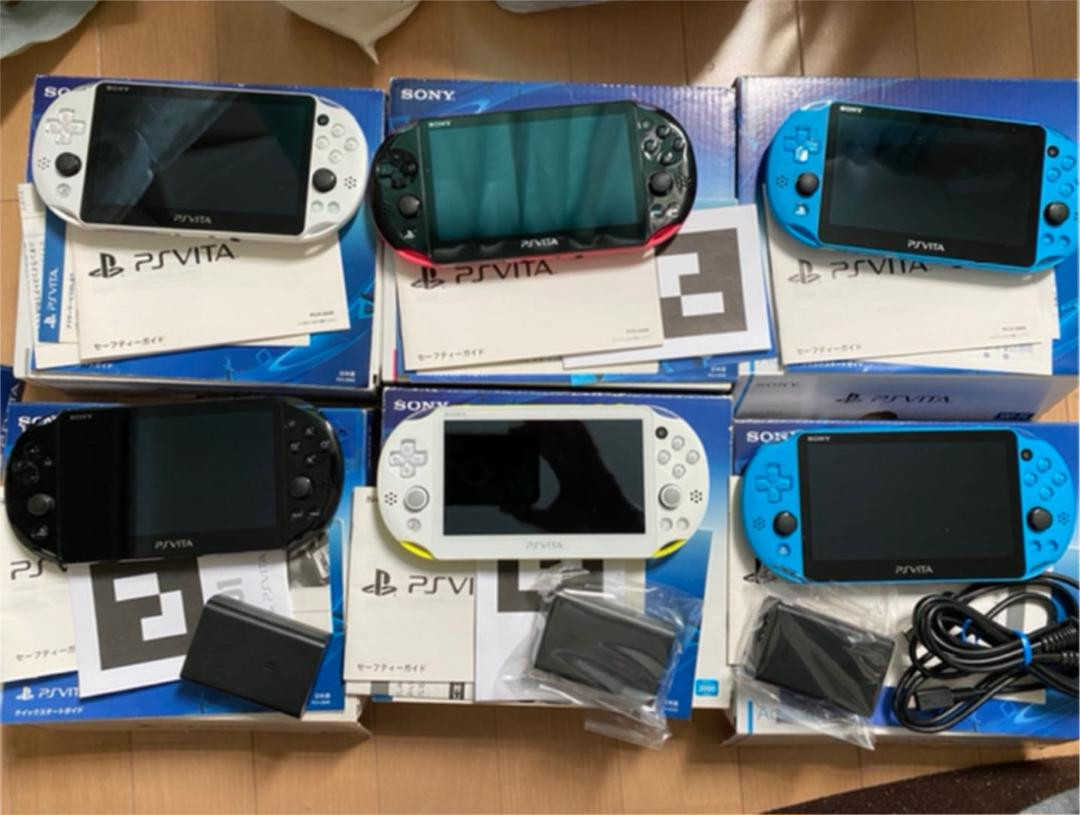Sony PS Vita (Near Mint) 6-Piece Bundle – Some Cables Missing (Japan)