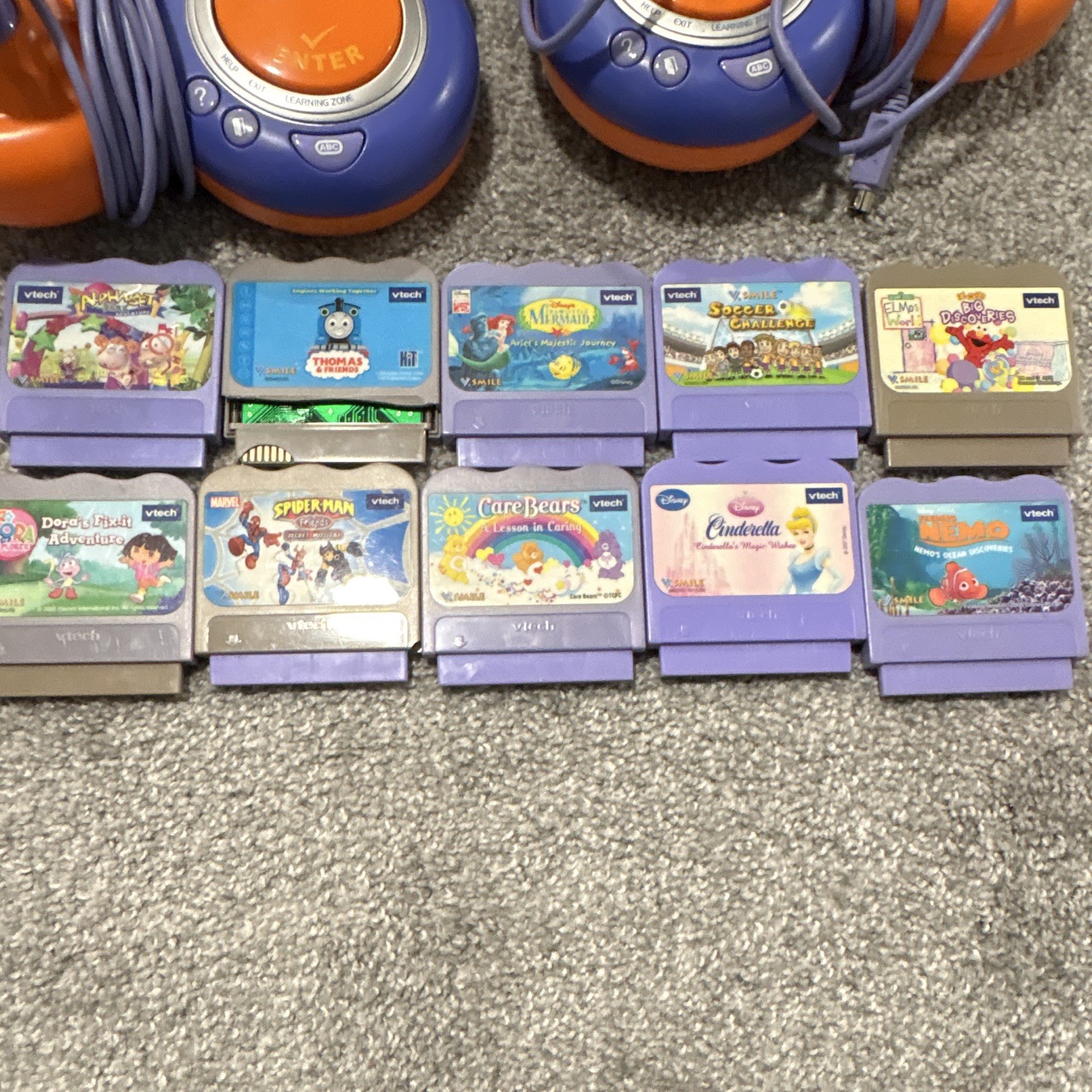 Vtec V. Smile 2 Controllers 2 Consoles 10 Games Charger Included