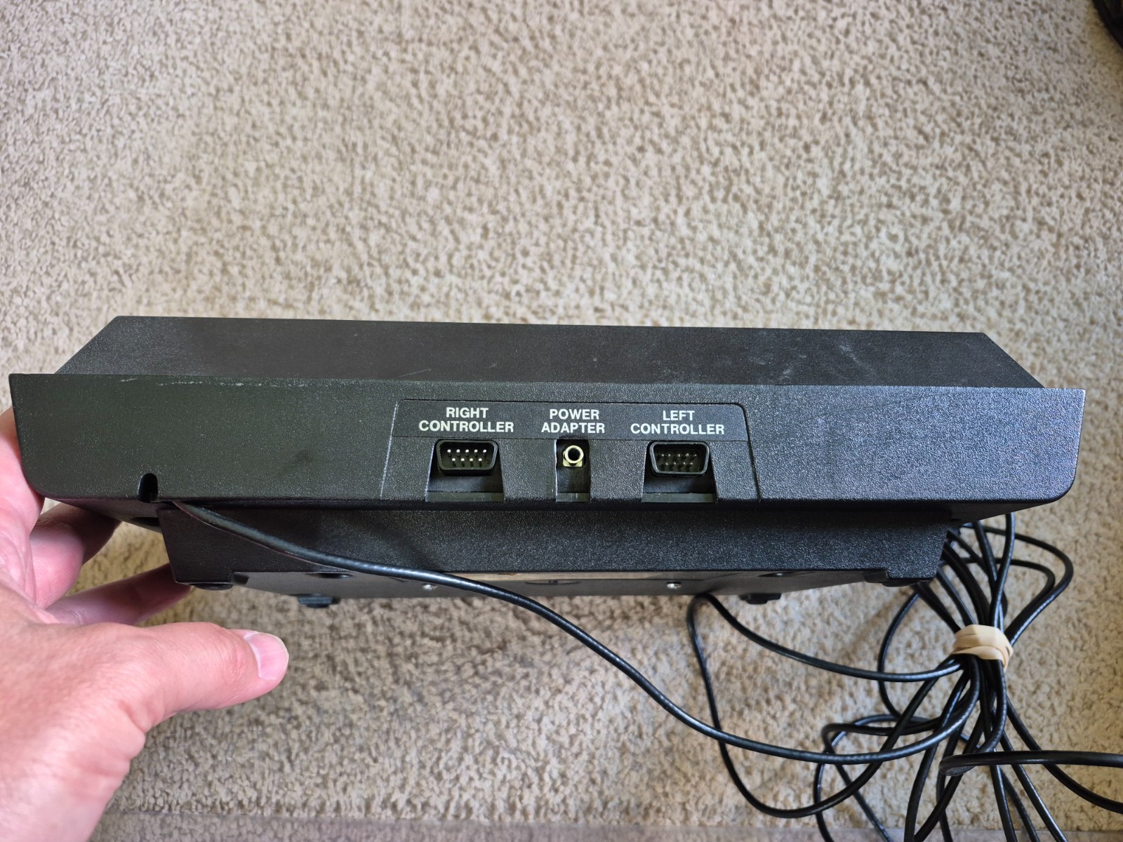 Atari CX-2600 Console with AV Cable, new power port, tested & works!