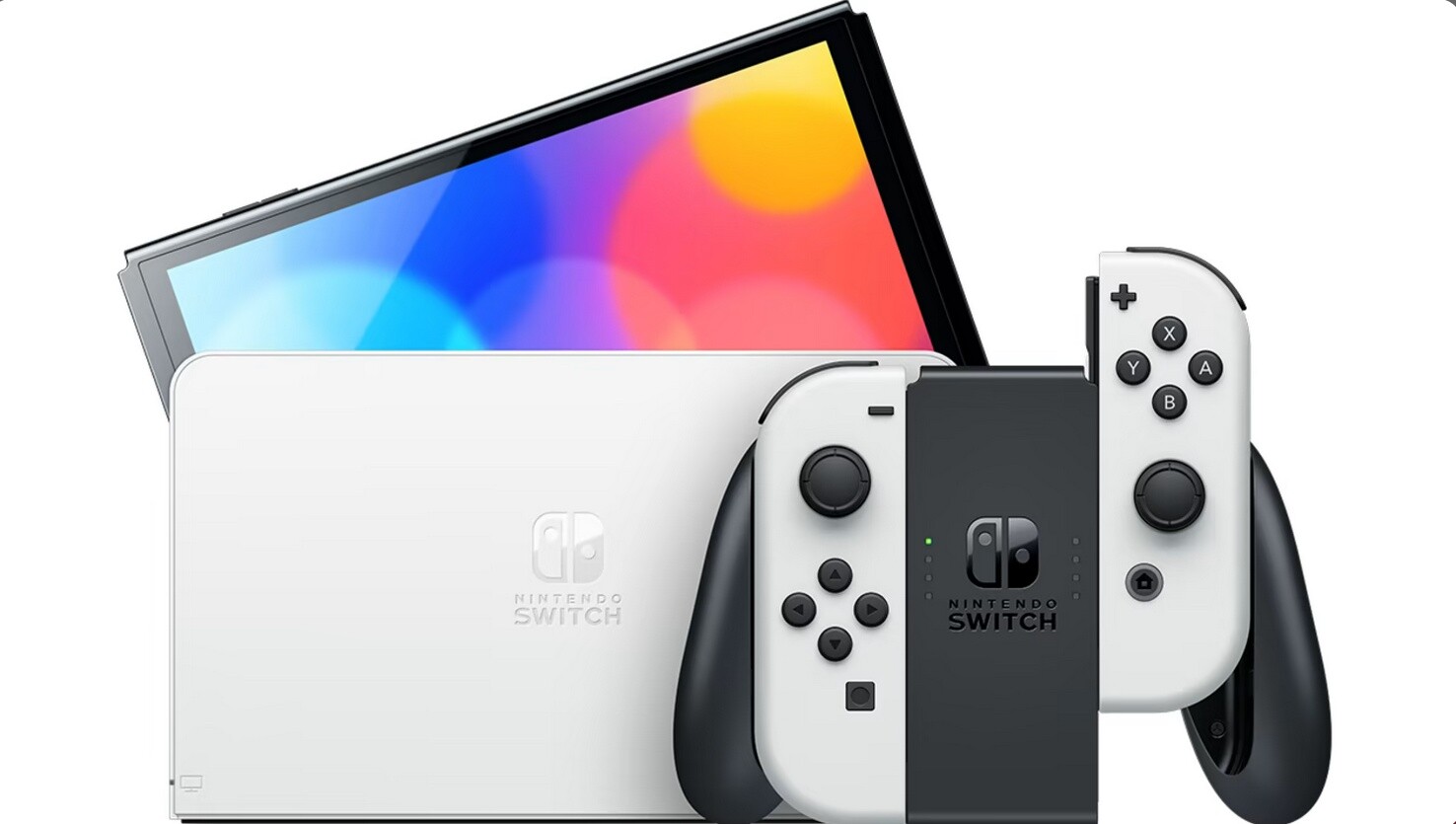 Nintendo Switch OLED Model w/ White Joycons 64gb HEG-001