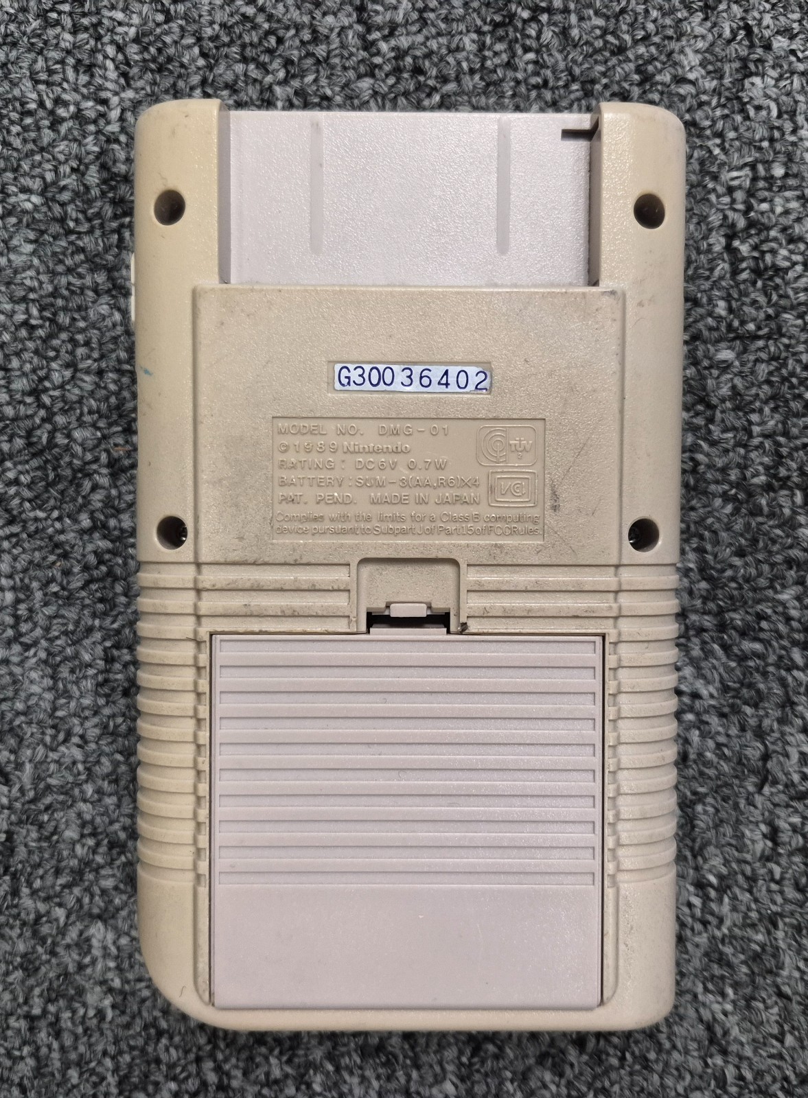 Nintendo Game Boy Launch Edition Handheld System Original GB Gray Tested!