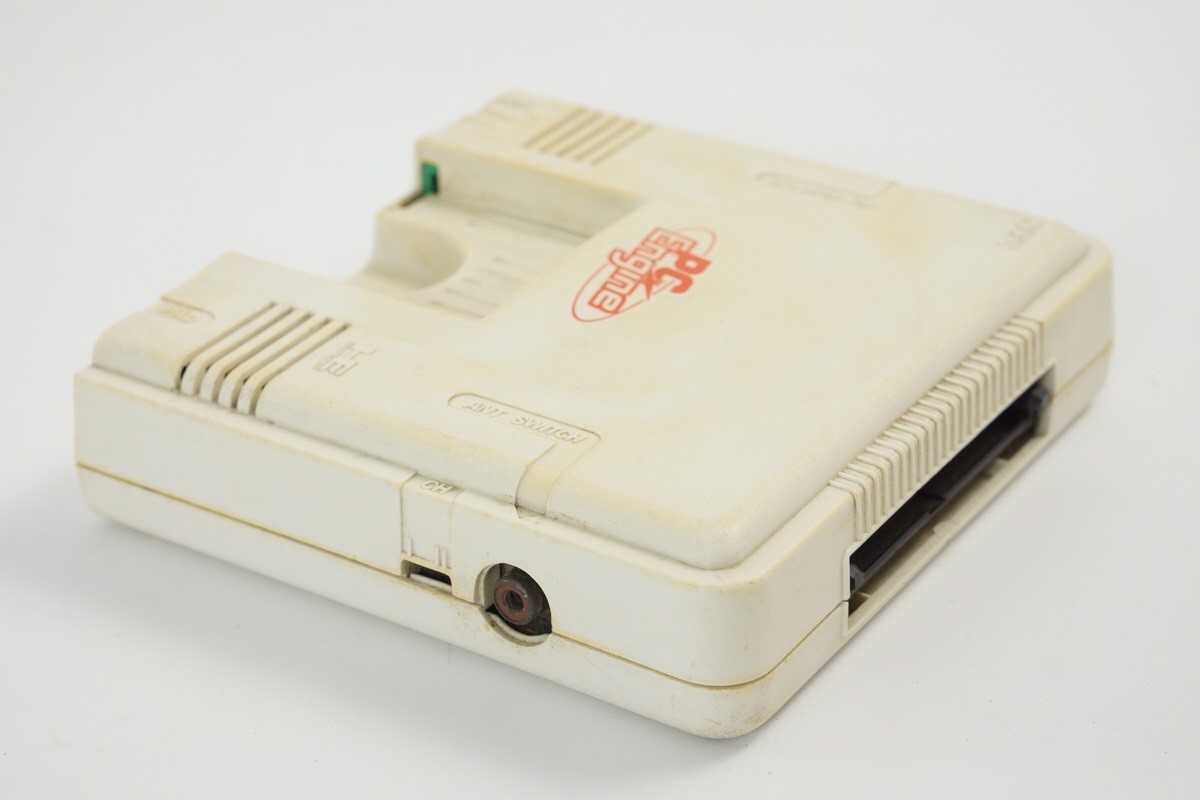 PC Engine Console PI-TG001 Tested System with Games Yokai Dochuki F1 Circus 263A