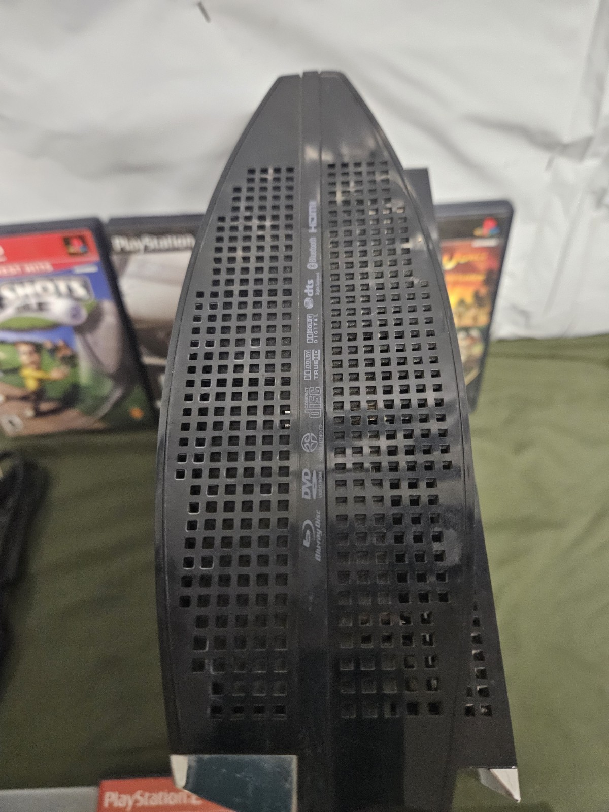 PS3 Fat CECHE01 Backwards Compatible Console, Remote and 9 Games – CIB – TESTED