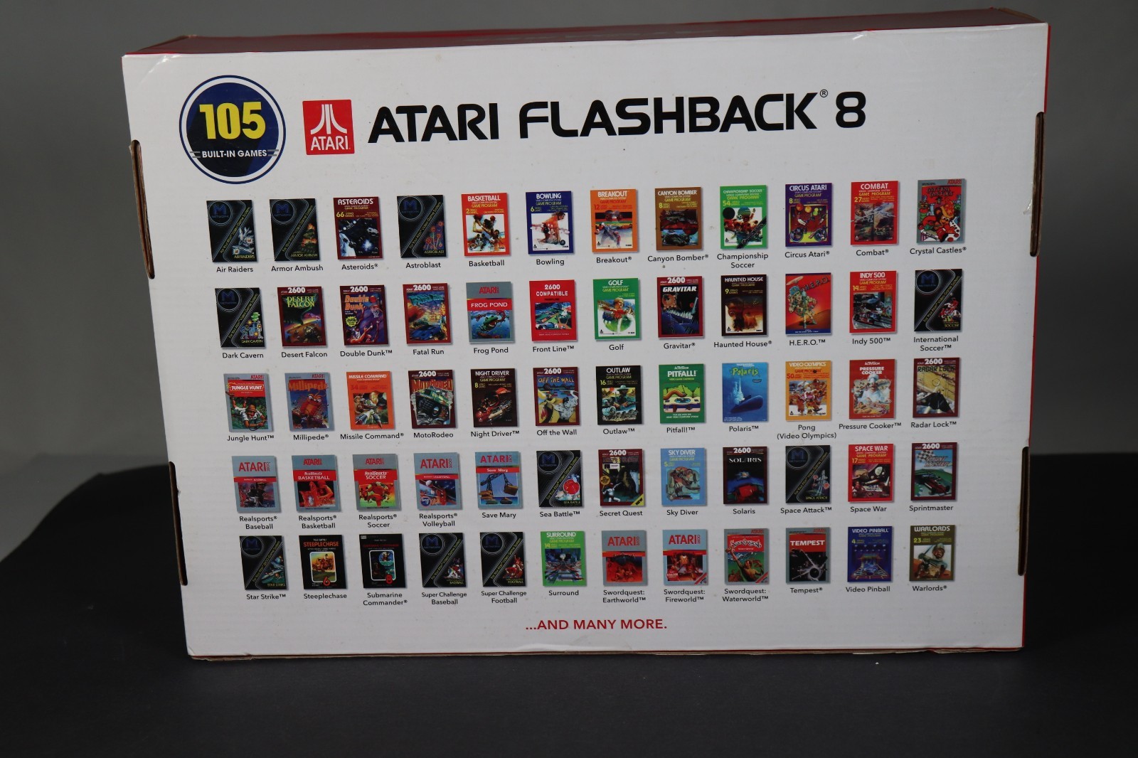 Atari Flashback 8 Classic Game Console 105 Built-In Games NEW Sealed!