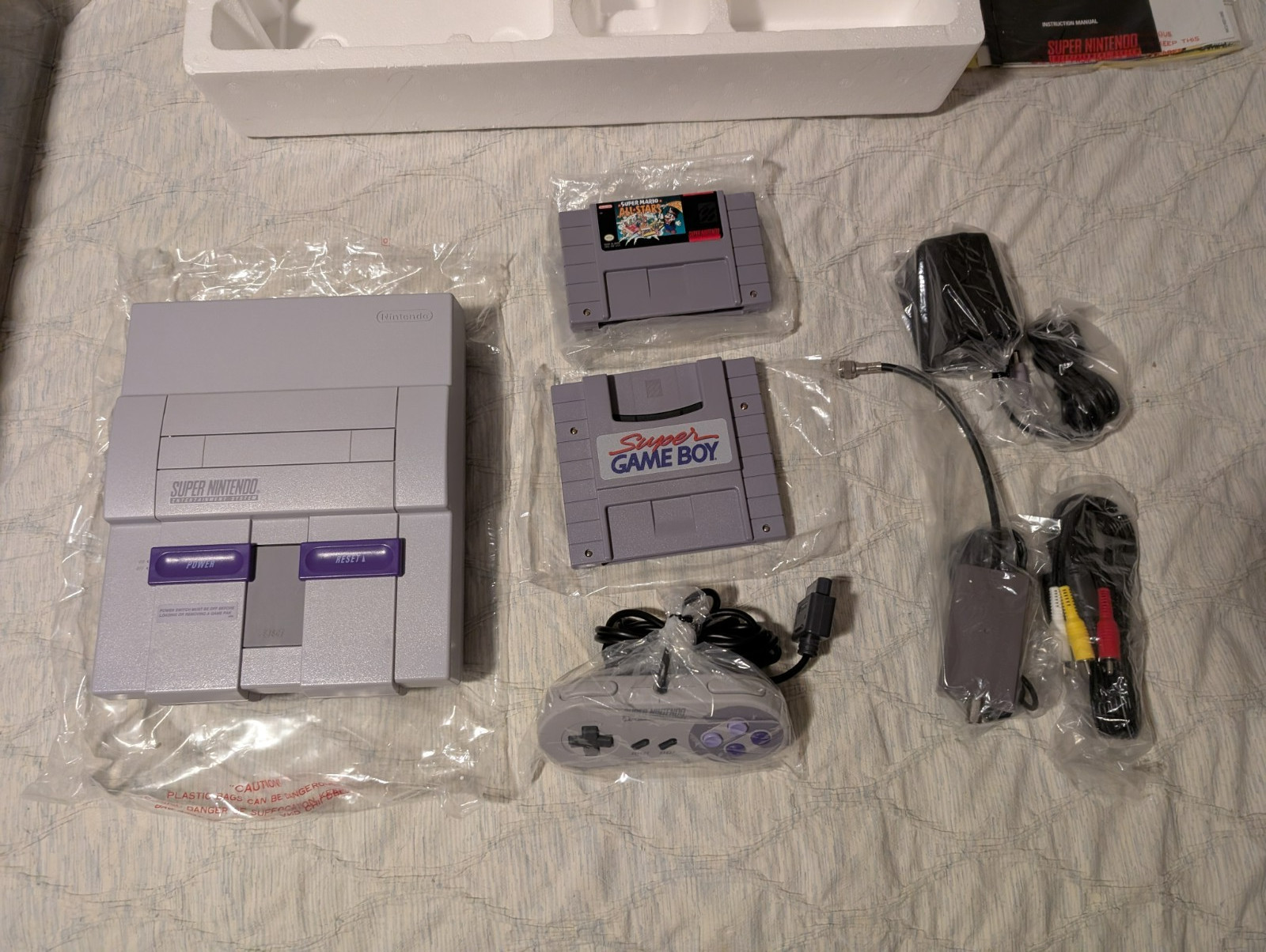 Super NES Super Game Boy Set (Nintendo SNES, 1994) Authentic – Complete CIB