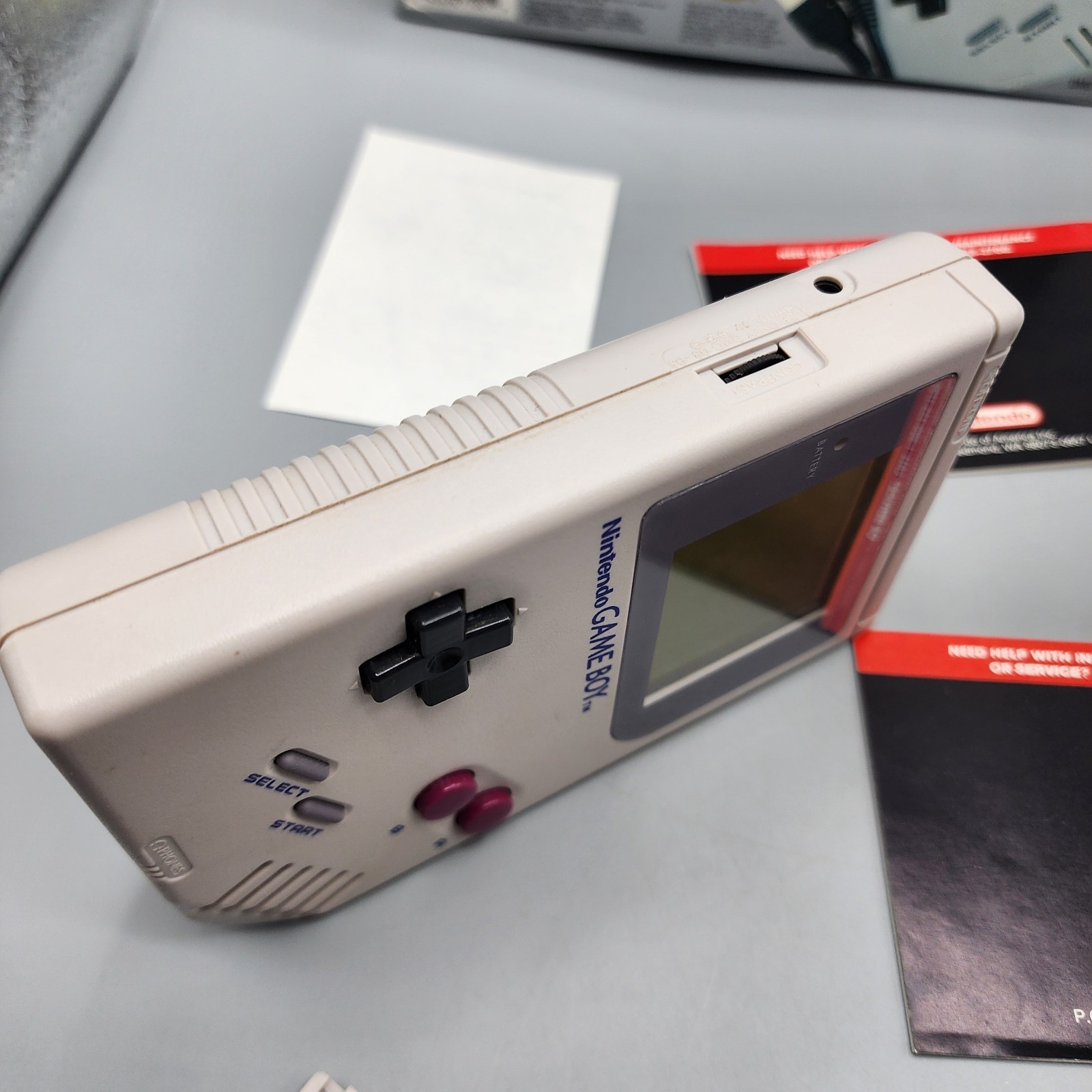 Nintendo Game Boy Handheld System 1989 DMG-01 In Box w/ Manuals & Tetris – CLEAN