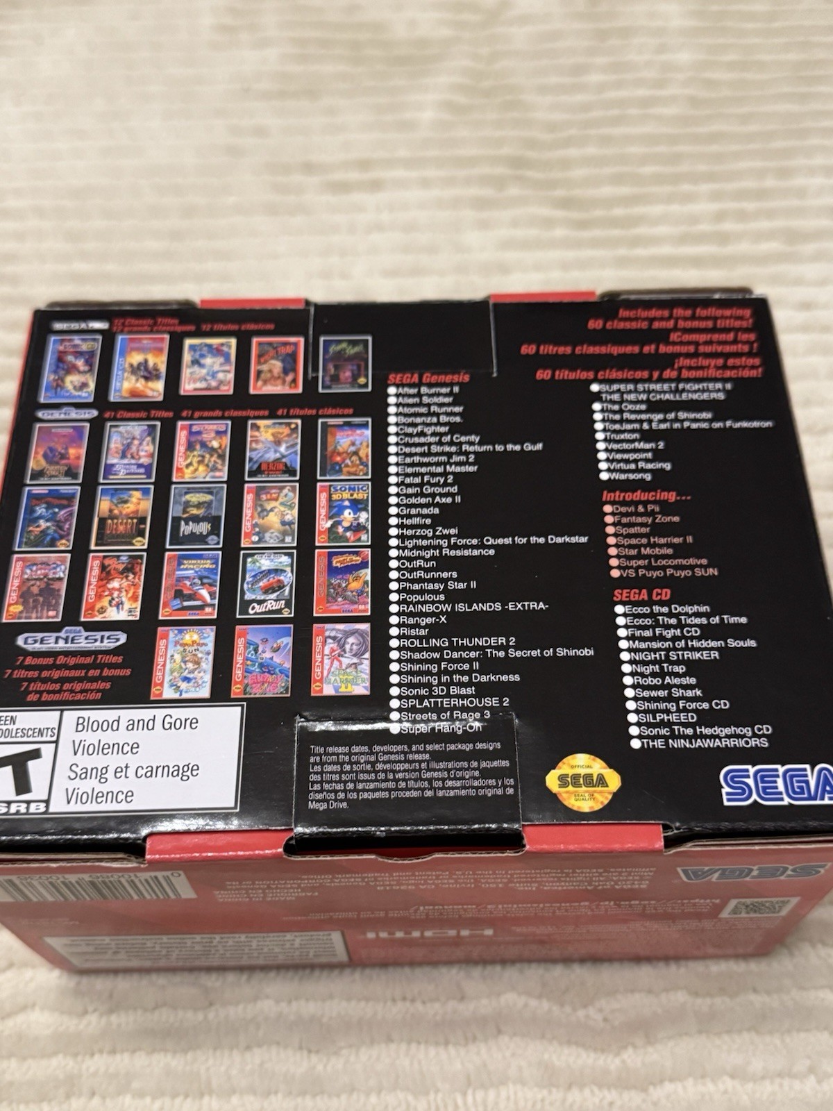 SEGA Genesis Mini 2 Console w/ Original Box, Built-In Games, HDMI USB