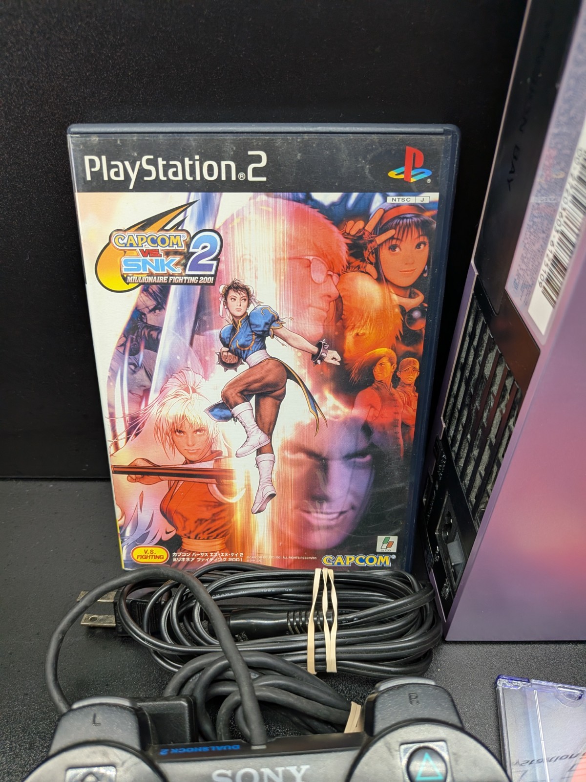 PlayStation 2 PS2 Sakura Pink Console Controllers SCPH-39000 NTSC-J Japan Tested