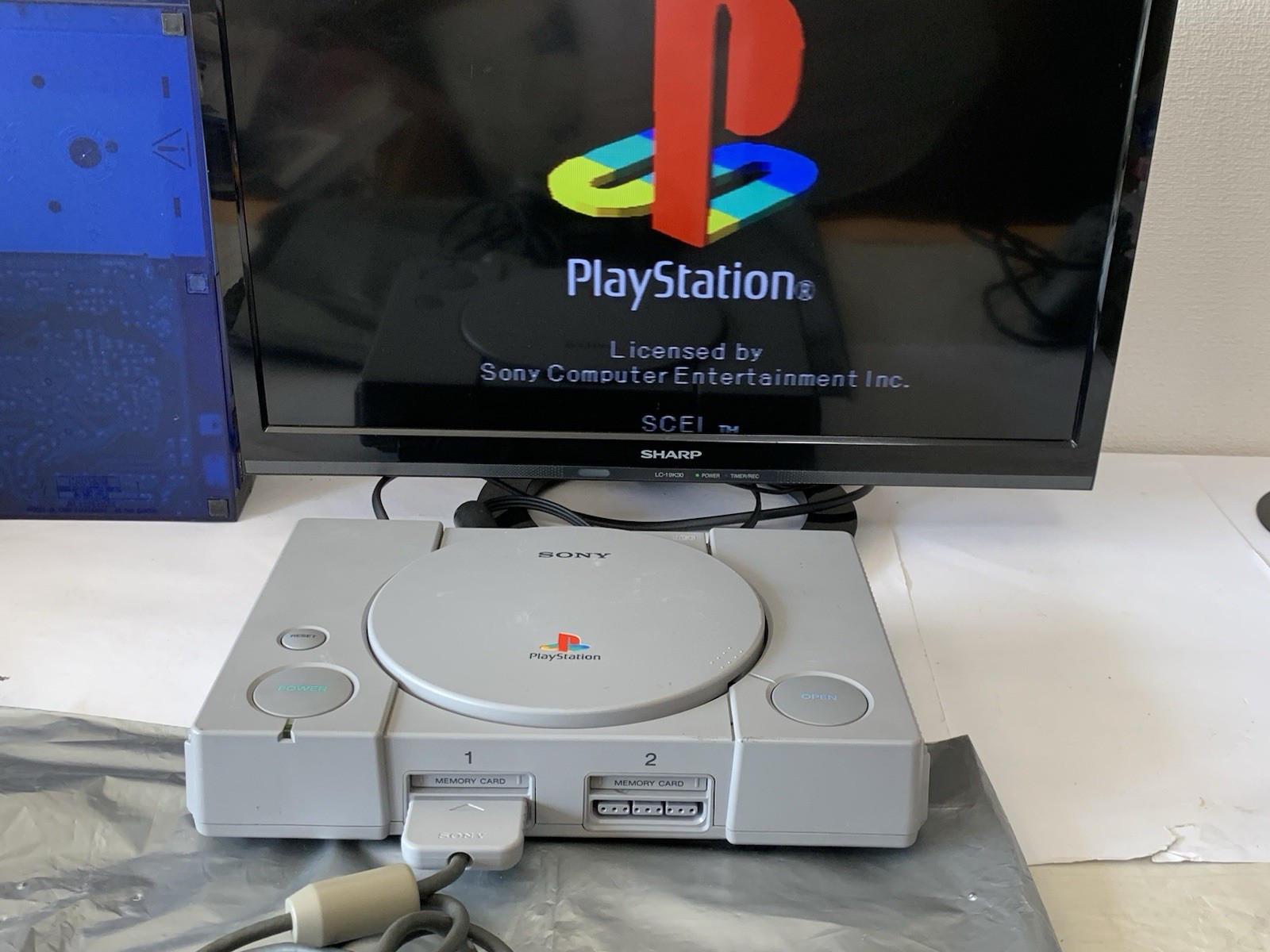 Sony PlayStation 1 SCPH-7000 PS1 Console Densha de GO! Japan **READ