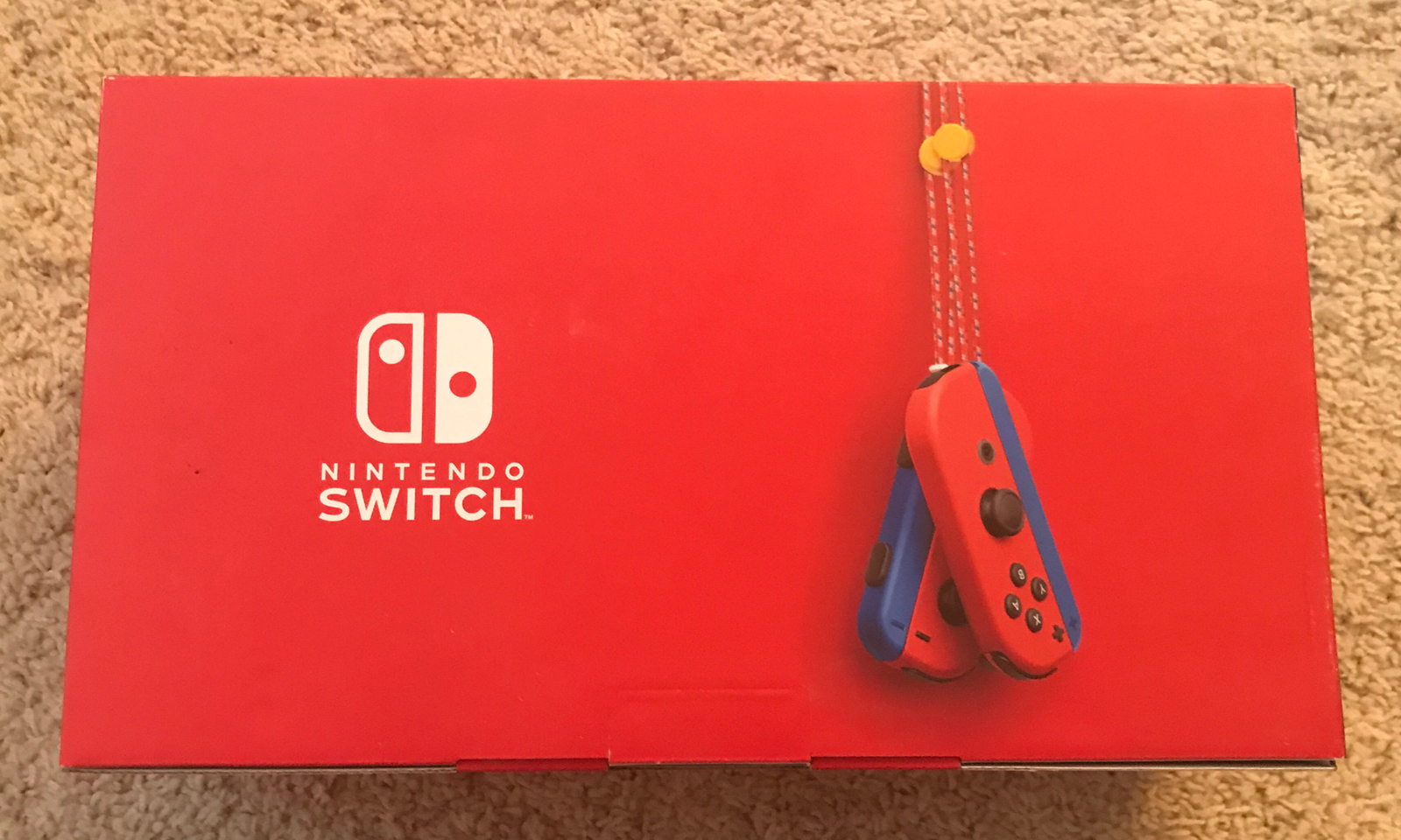 New Nintendo Switch Console – Mario Red & Blue Edition – Game/Controller Bundle