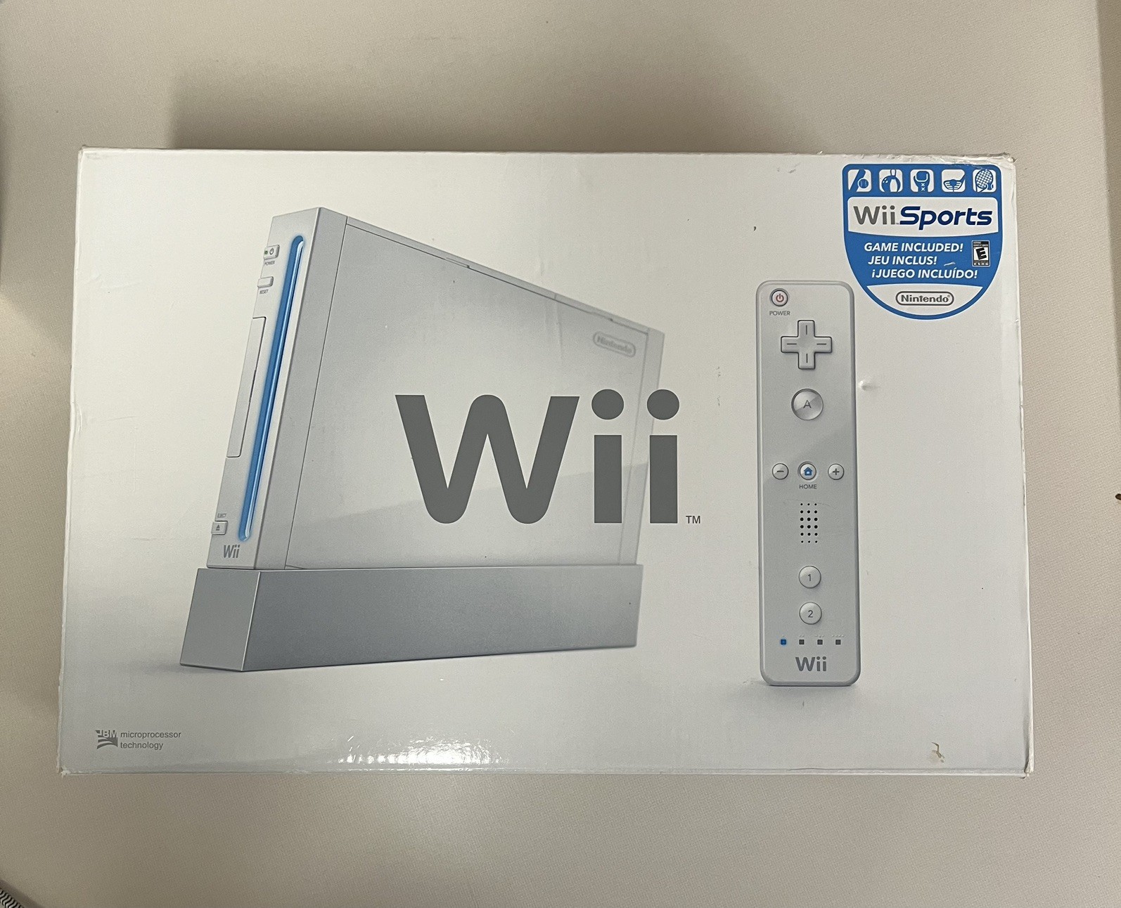 Nintendo Wii Console In Box, Working, no controllers sensor bar games or manuals