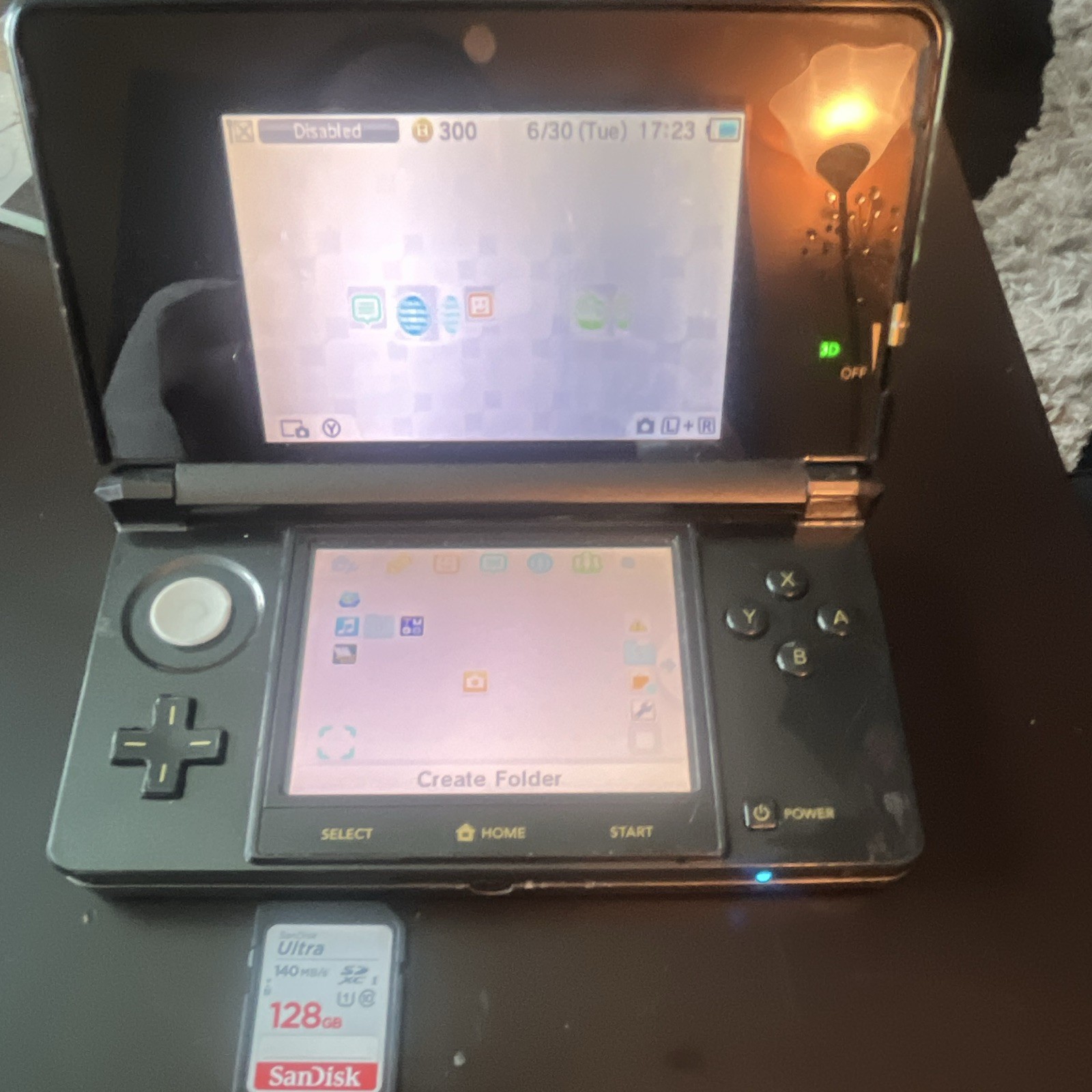 Nintendo 3DS XL Handheld System Black/Gold Limited Edition 3D Capability