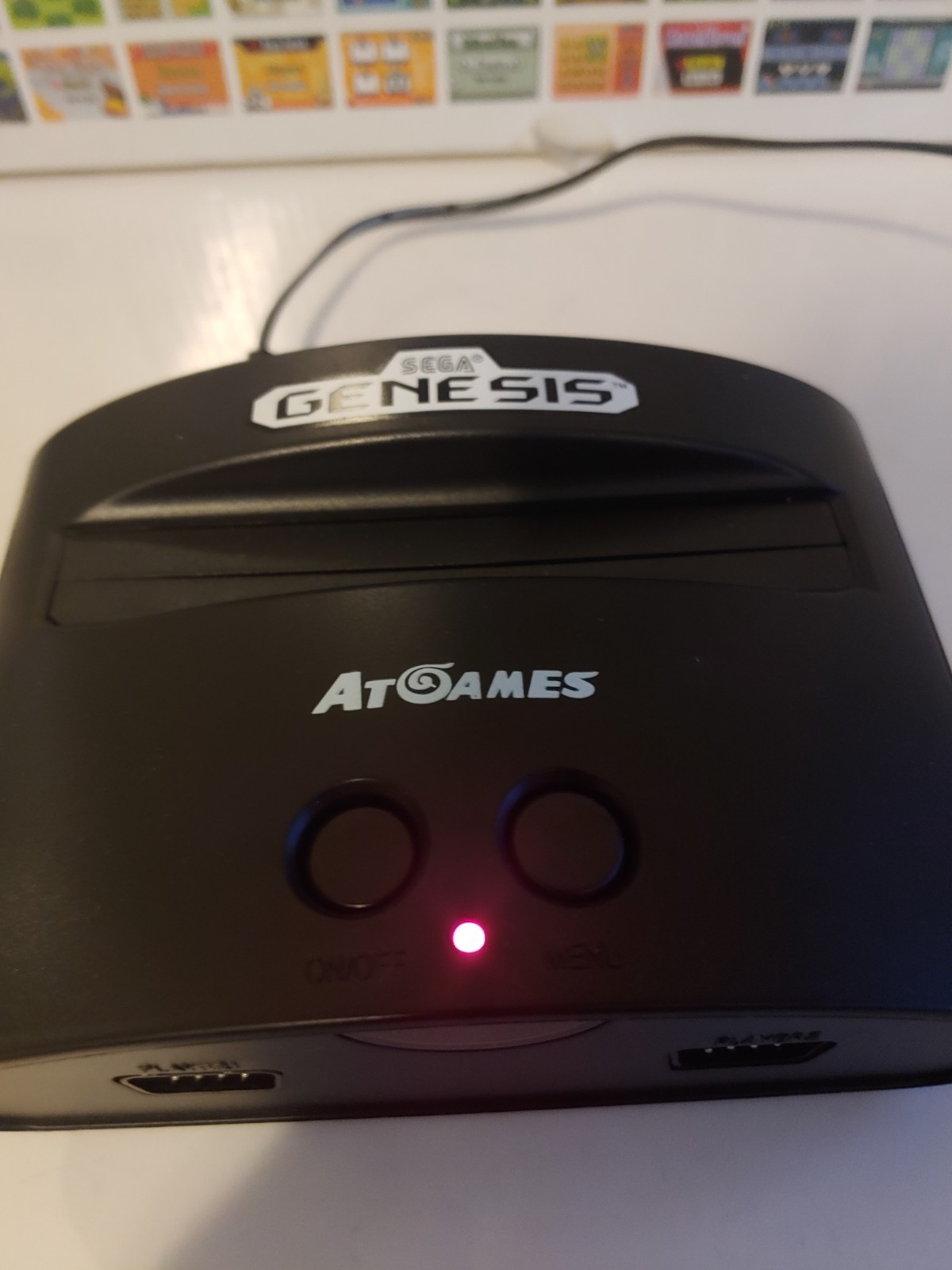 Sega Genesis Classic w/80 built in games. 2012. tested. w/ retail box 93% pkg…