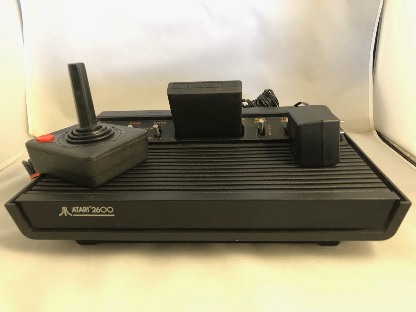 Atari 2600 Darth Vader Black Game Console Bundle Cleaned Tested Working