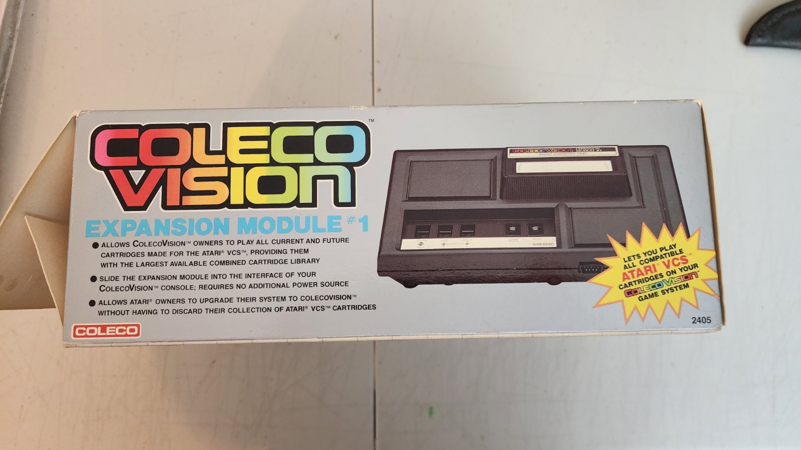 ColecoVision Console 1982 Complete in Box with the Coleco Vision Expansion Pack!
