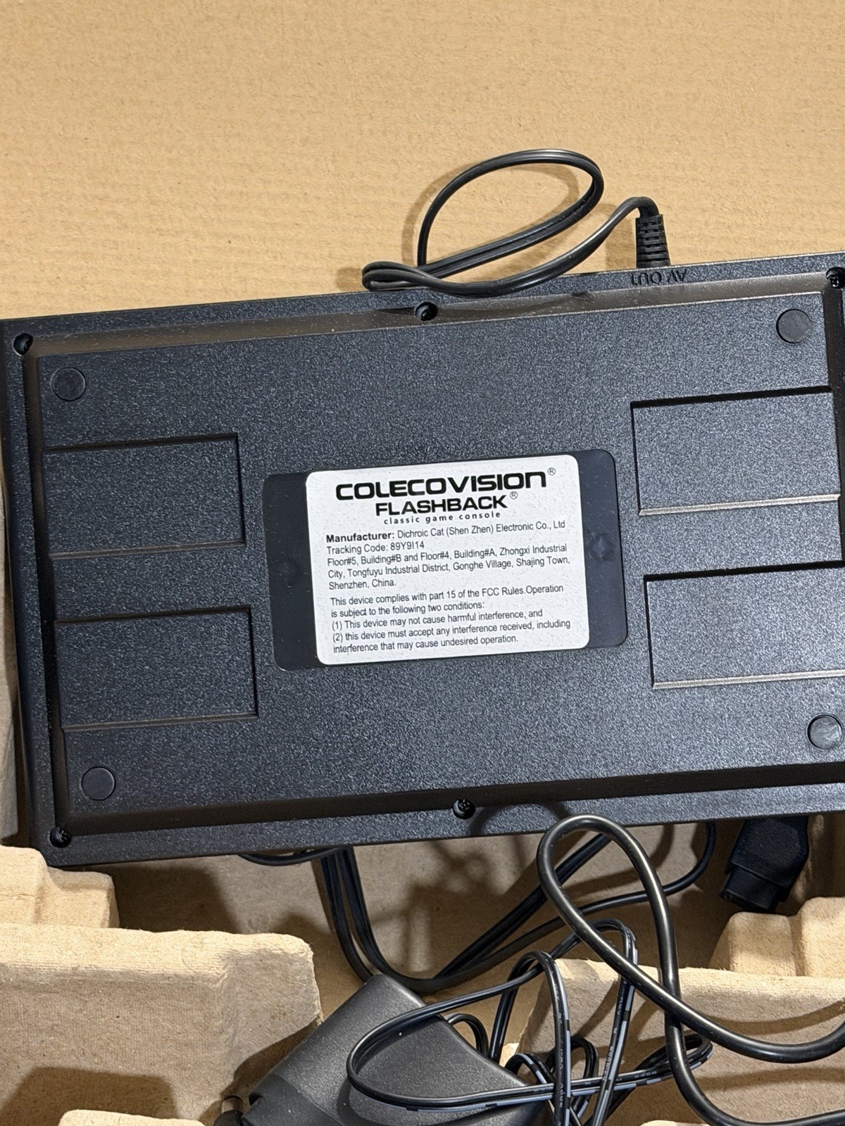 ColecoVision Flashback Console – 61 Games – CIB with Overlays- AtGames