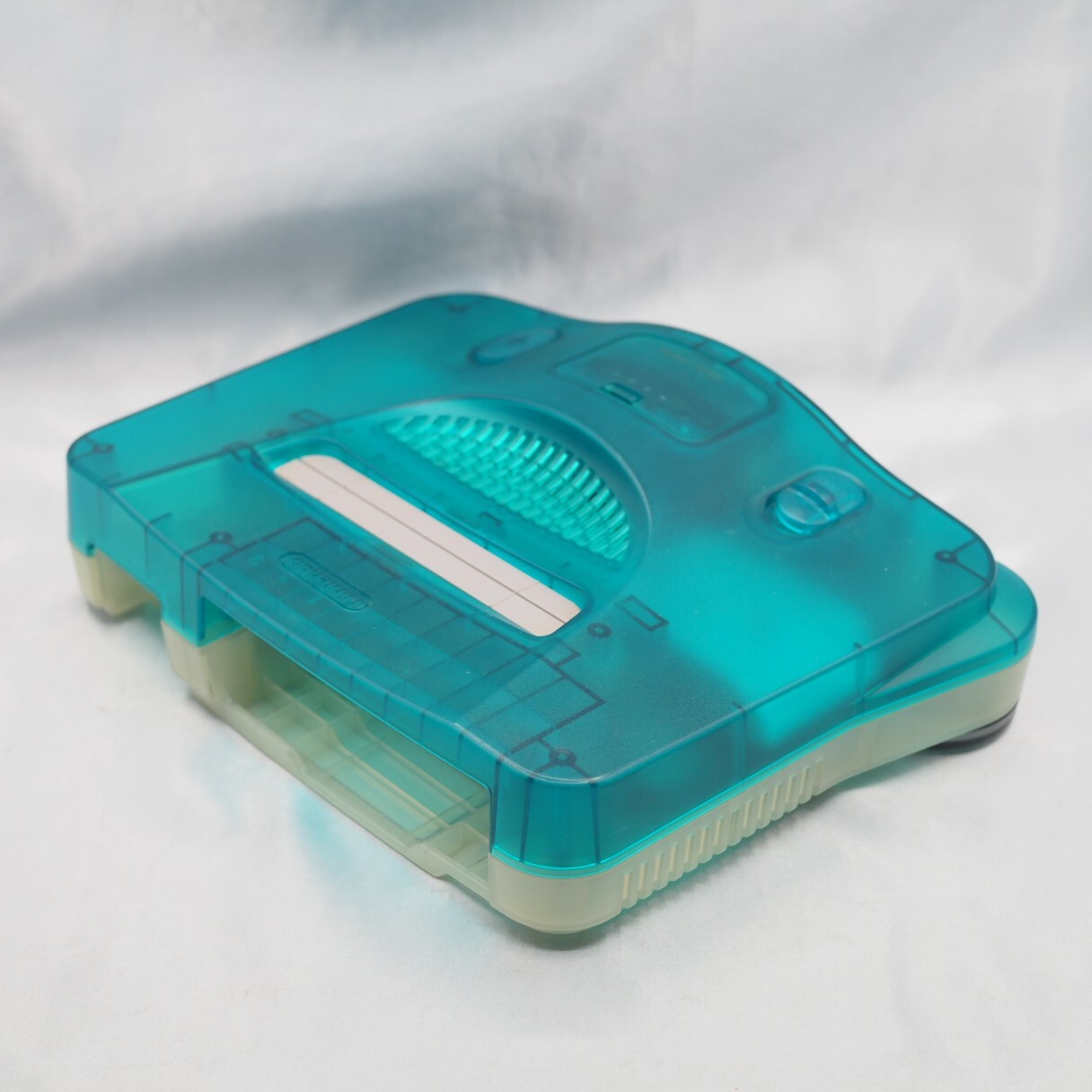 Nintendo 64 Console 2 Controllers NUS-001 Clear Blue Region Free Working Japan