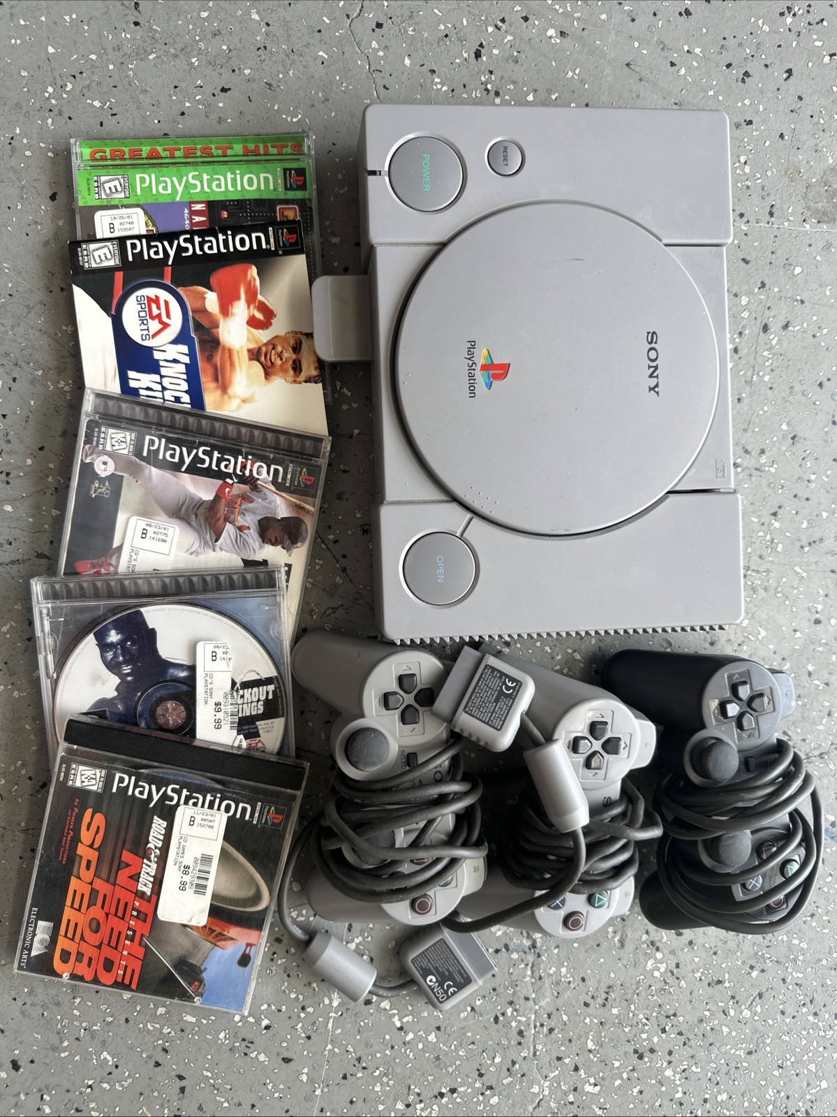 Sony PlayStation 1 PS1 Console Bundle w/ Controller SCPH-9001
